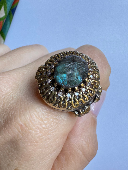 Anello design vintage misura 18/19