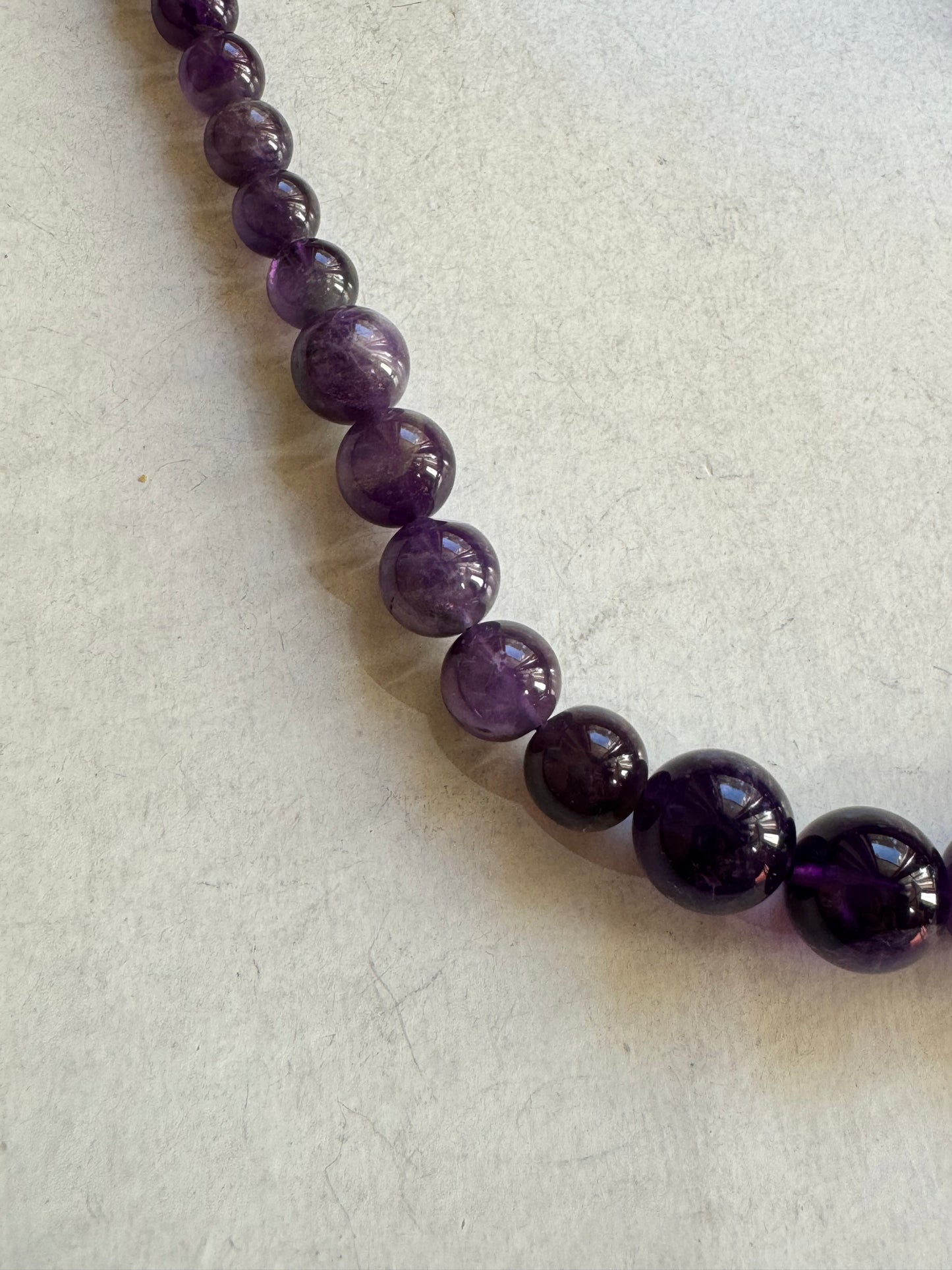 Amethyst necklace