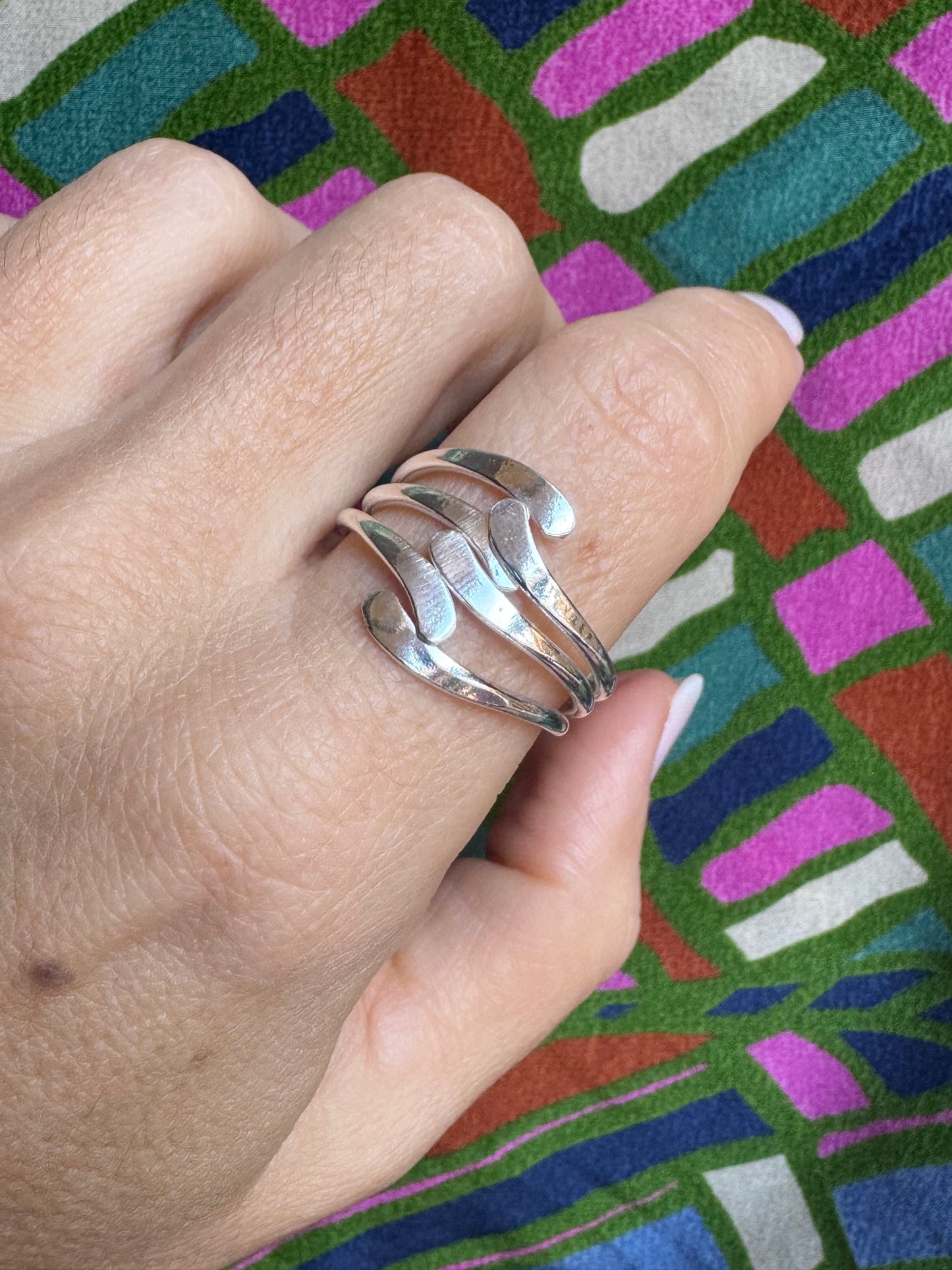 Ringschiene aus 925er Silber, Größe 22/23 – Z68