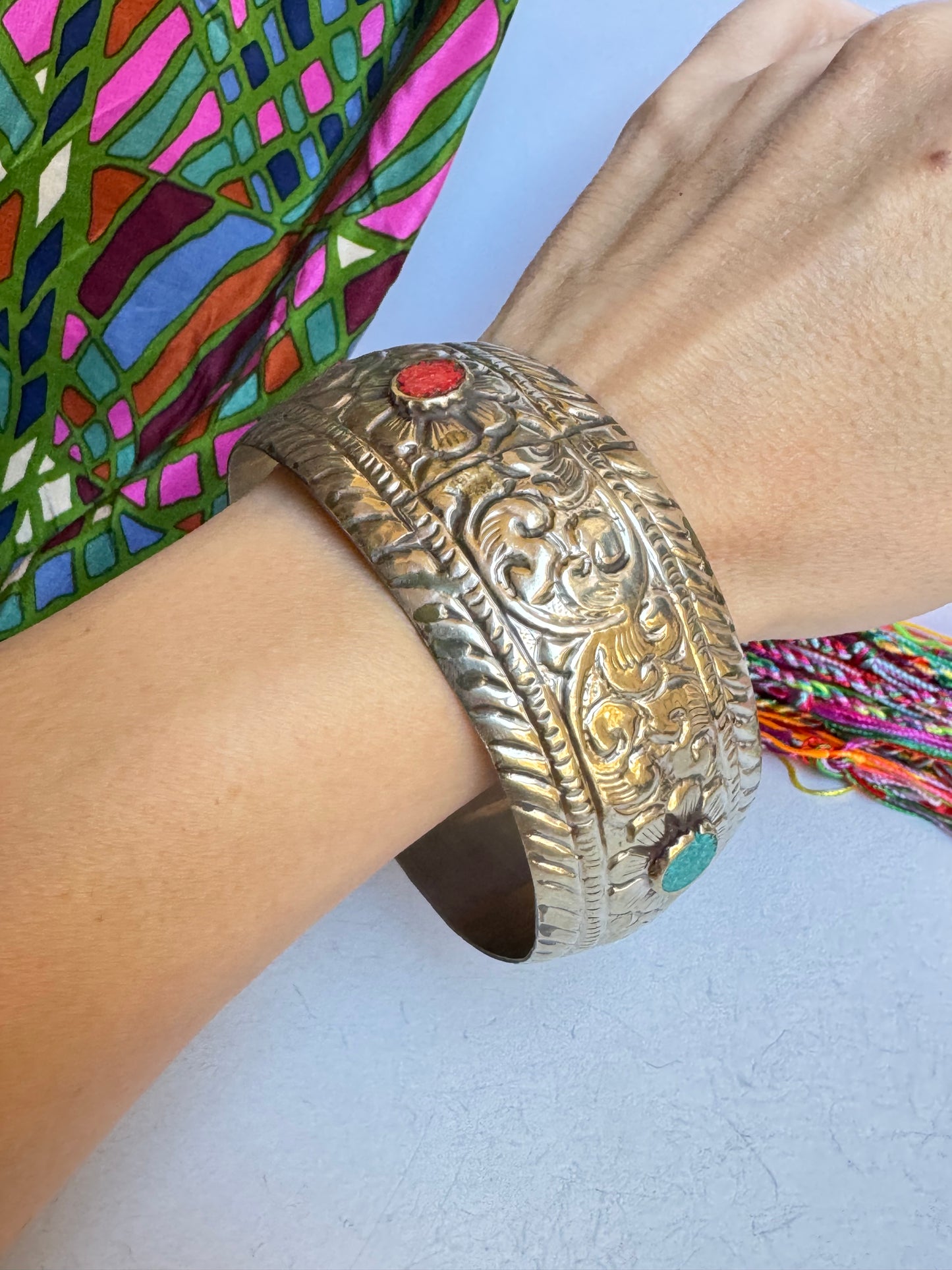 Bracciale bangle argentato