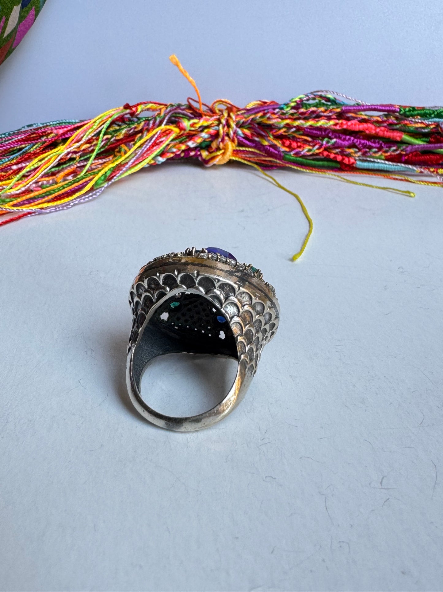Anello design vintage misura 21