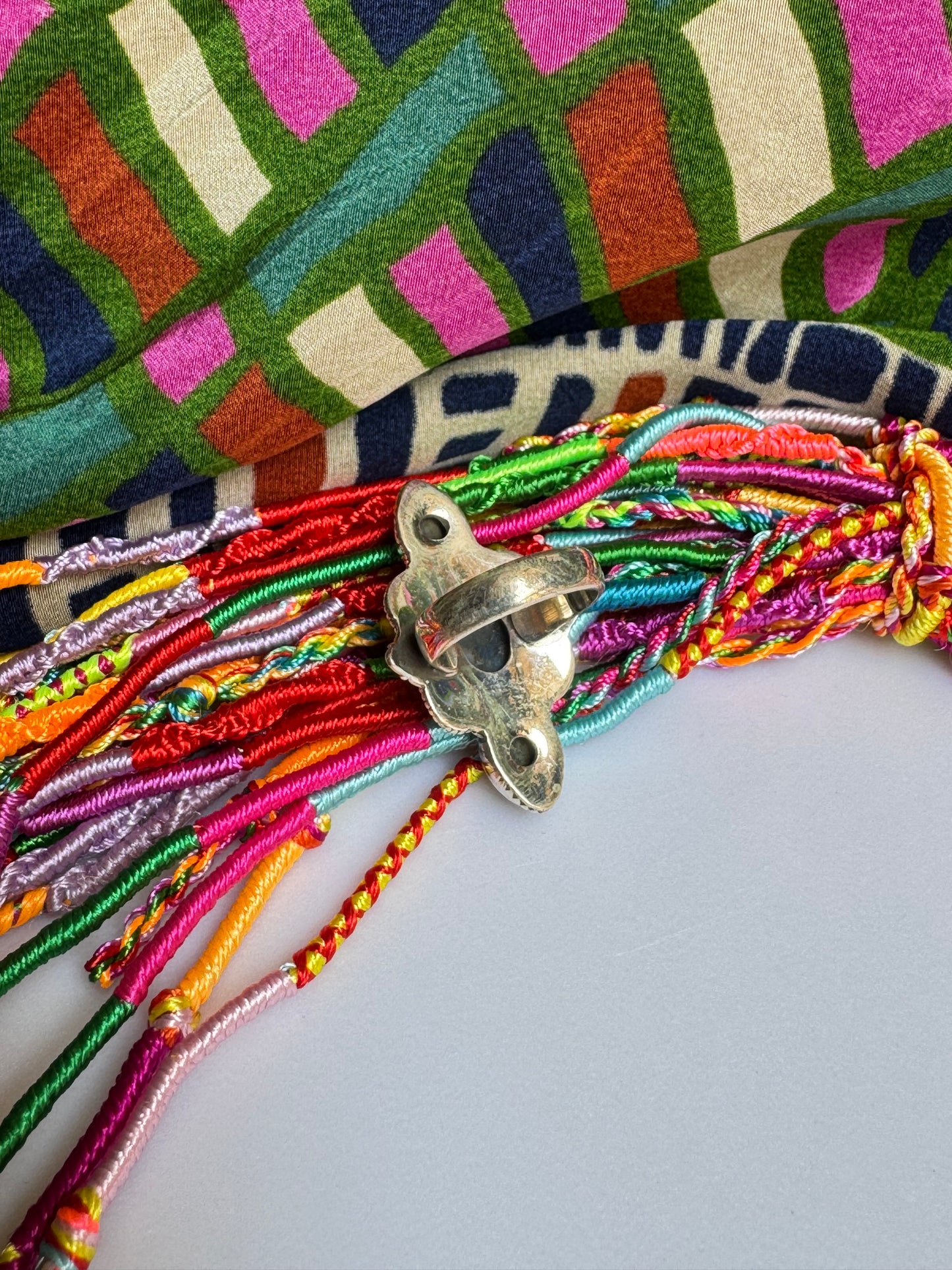 925 Silber Labradorit Ring Größe 11/12 - X81