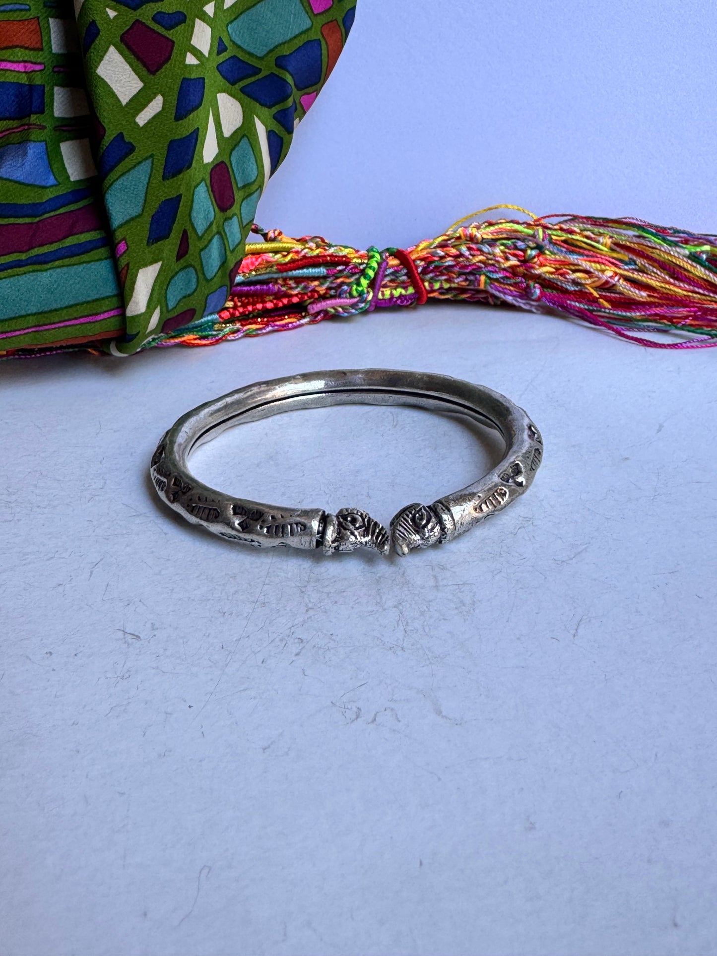 Bracciale boho argentato