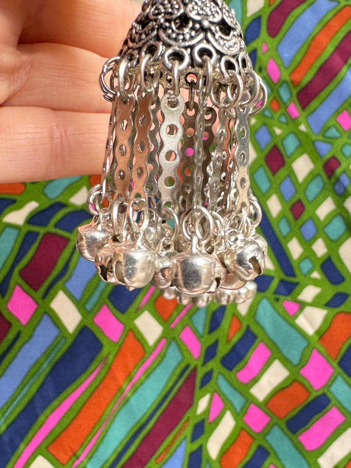 India bell earrings