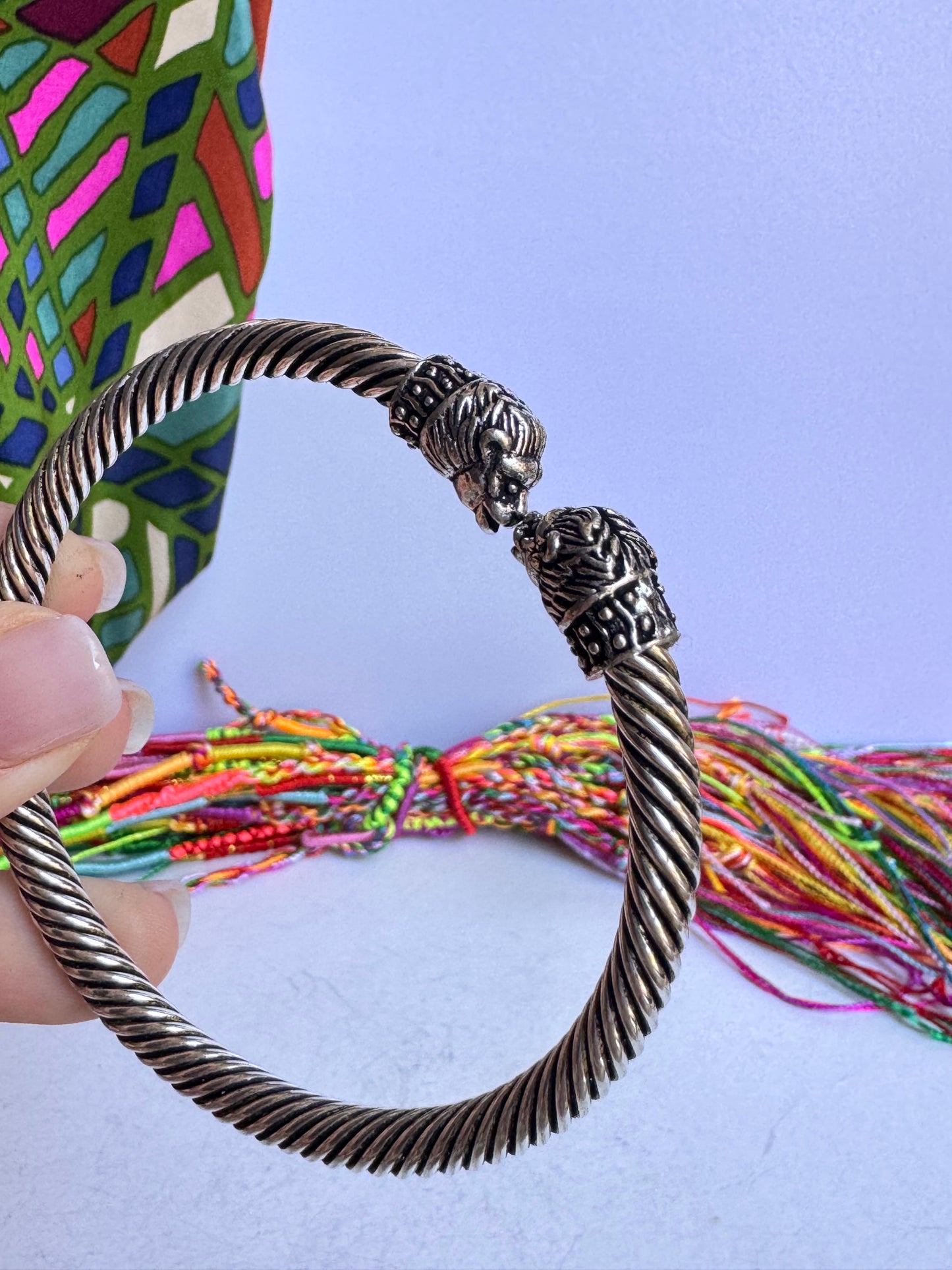 Bracciale boho argentato