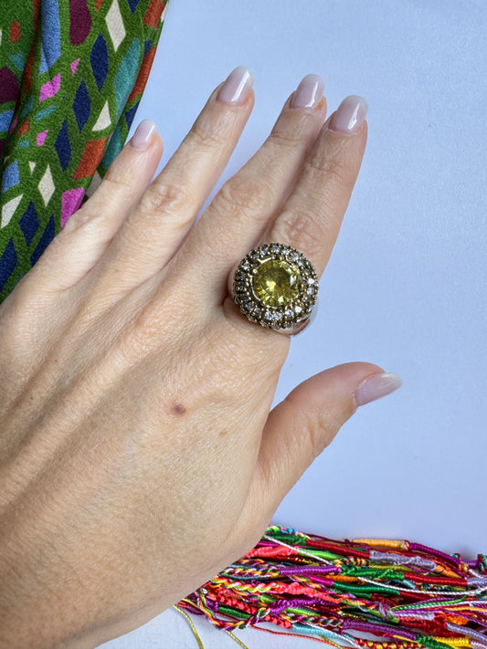 Anello design vintage misura 17