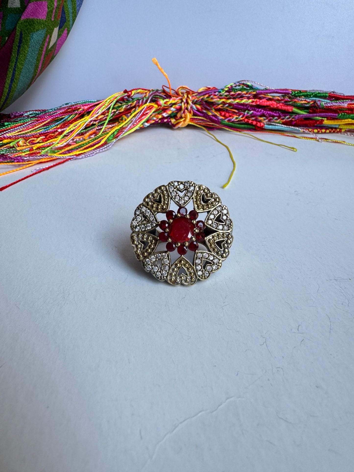 Anello design vintage misura 16