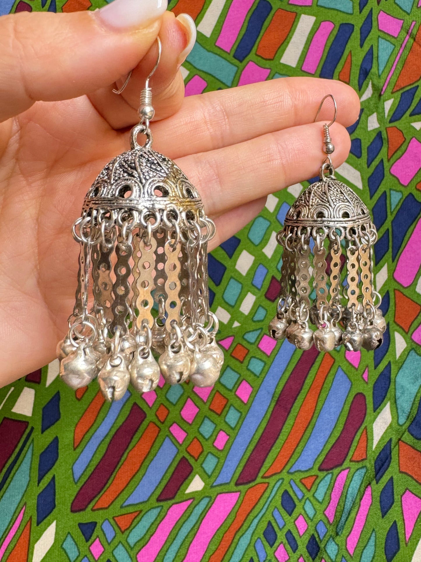 India bell earrings