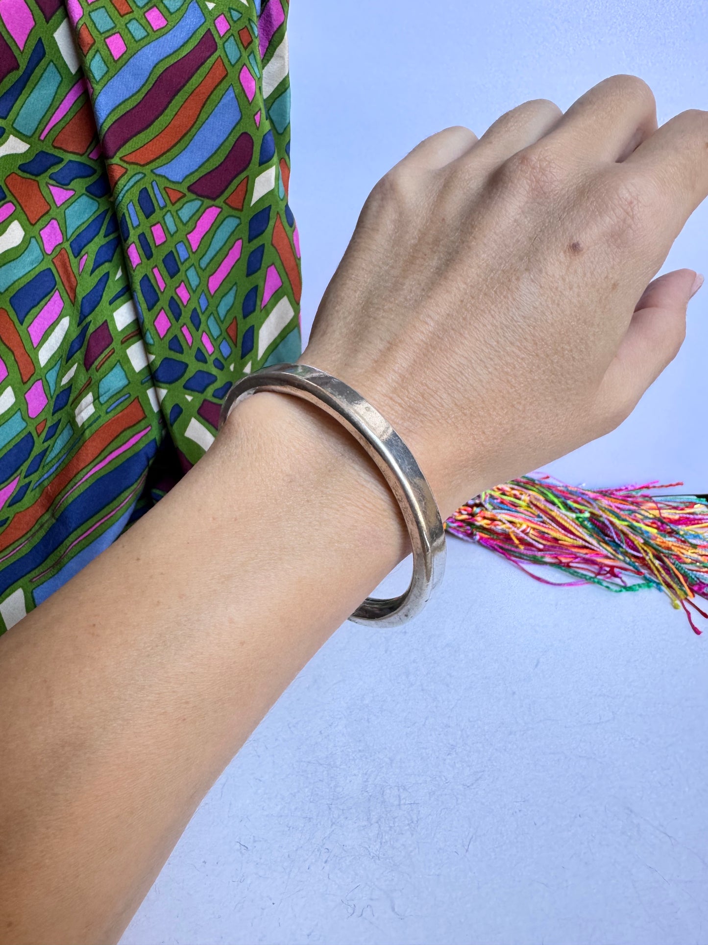 Bracciale boho argentato