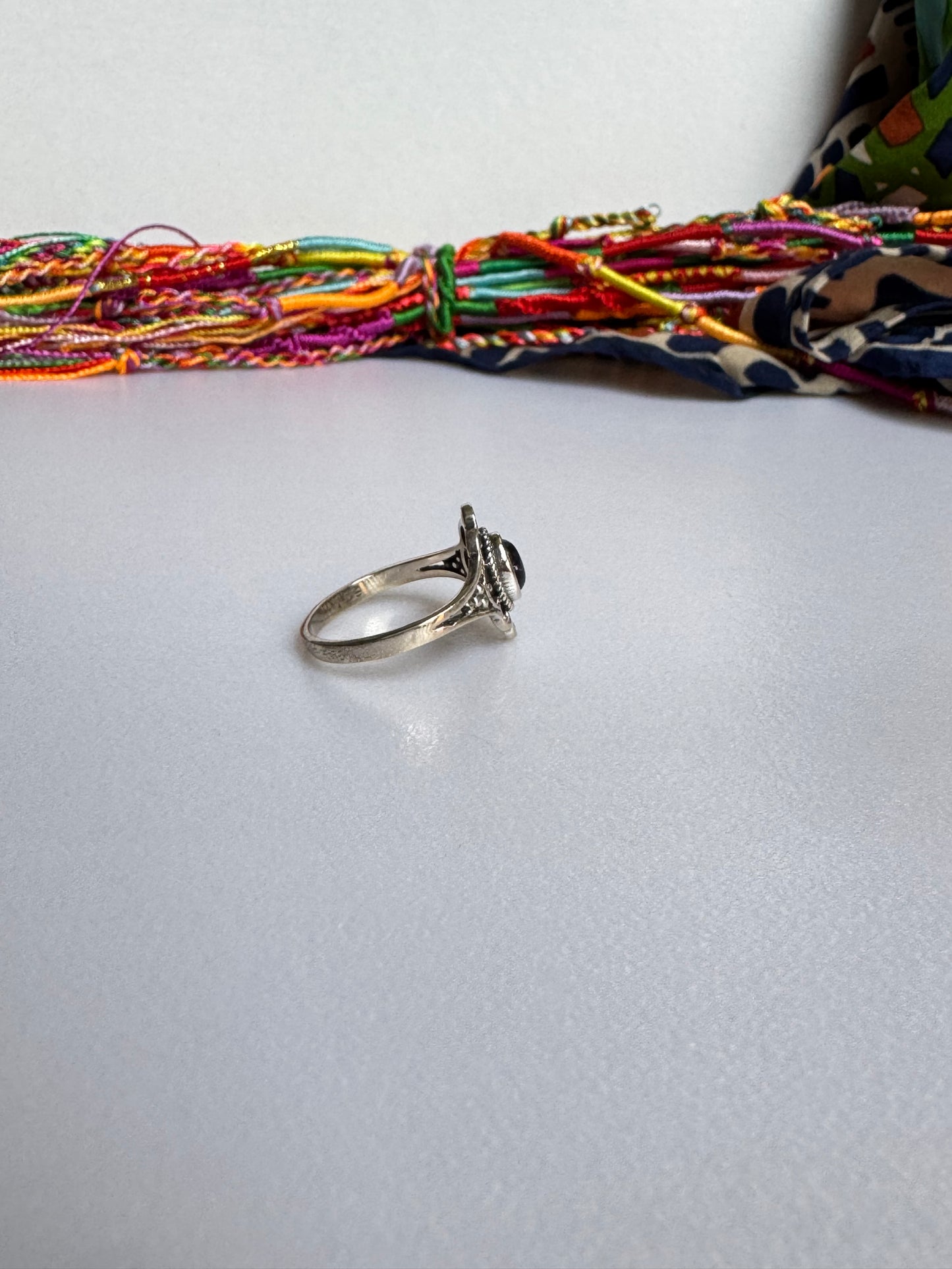 Anello argento 925 ametista misura 17/18 - 9AME