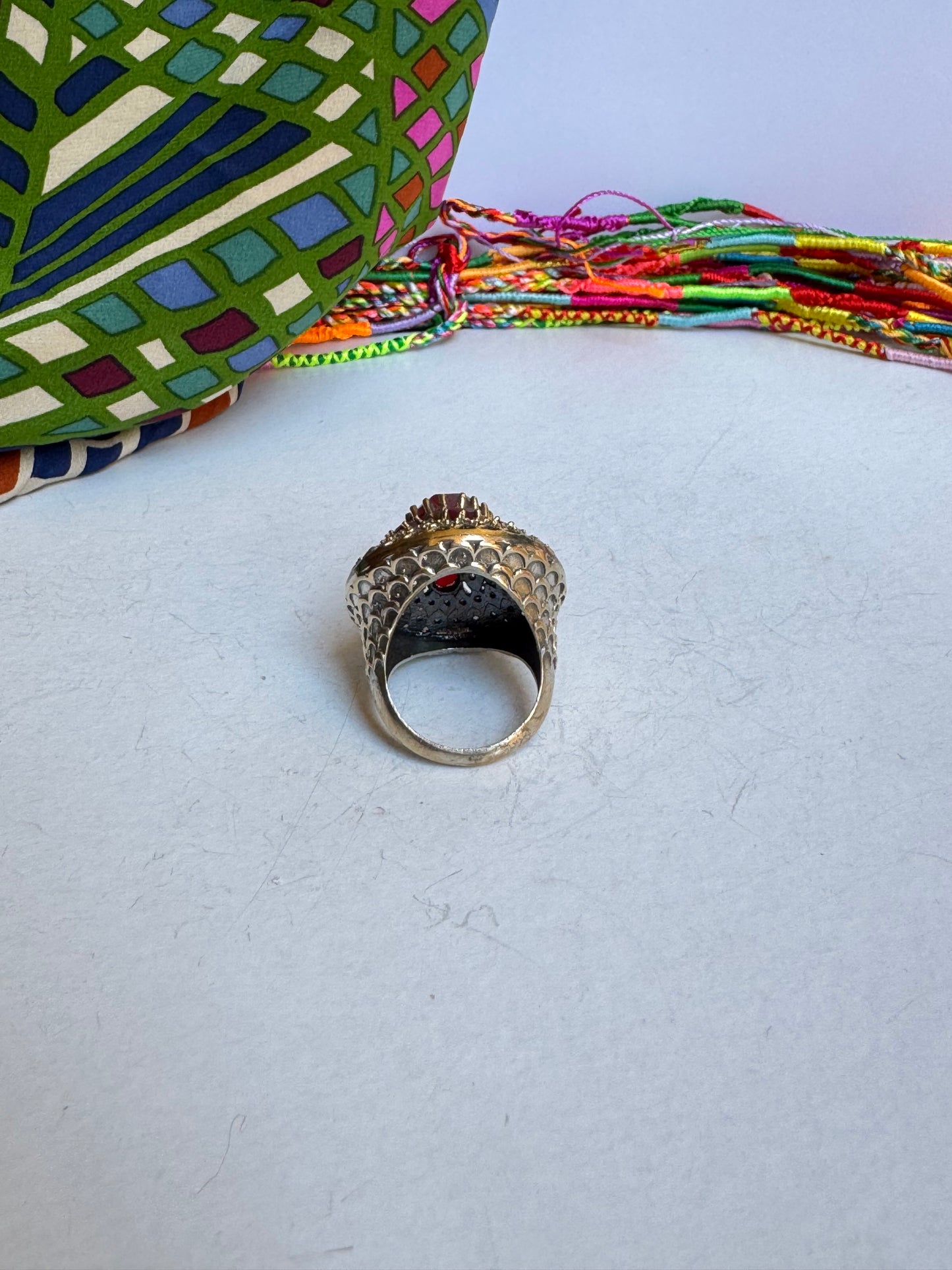Anello design vintage misura 22