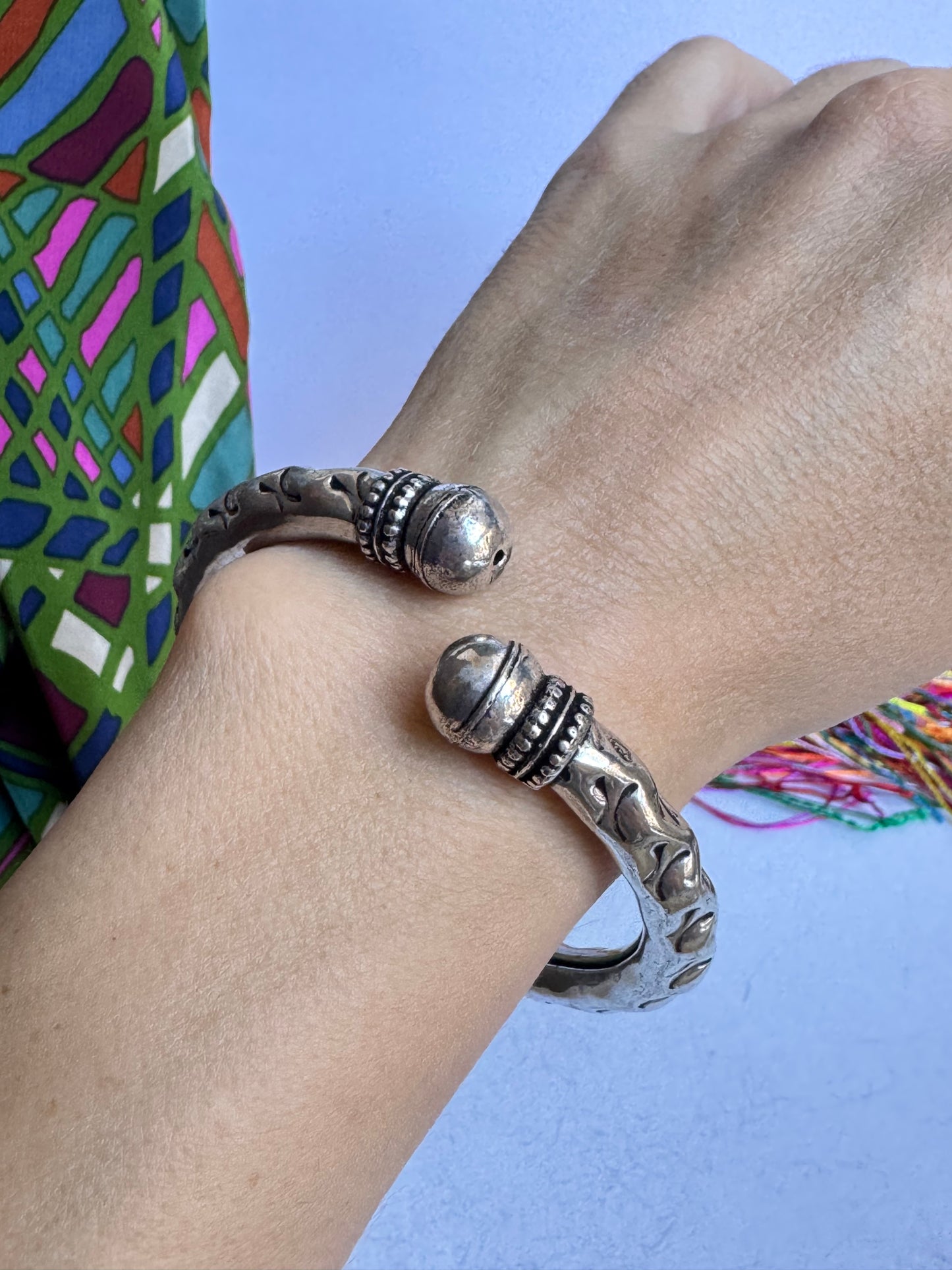 Bracciale boho argentato