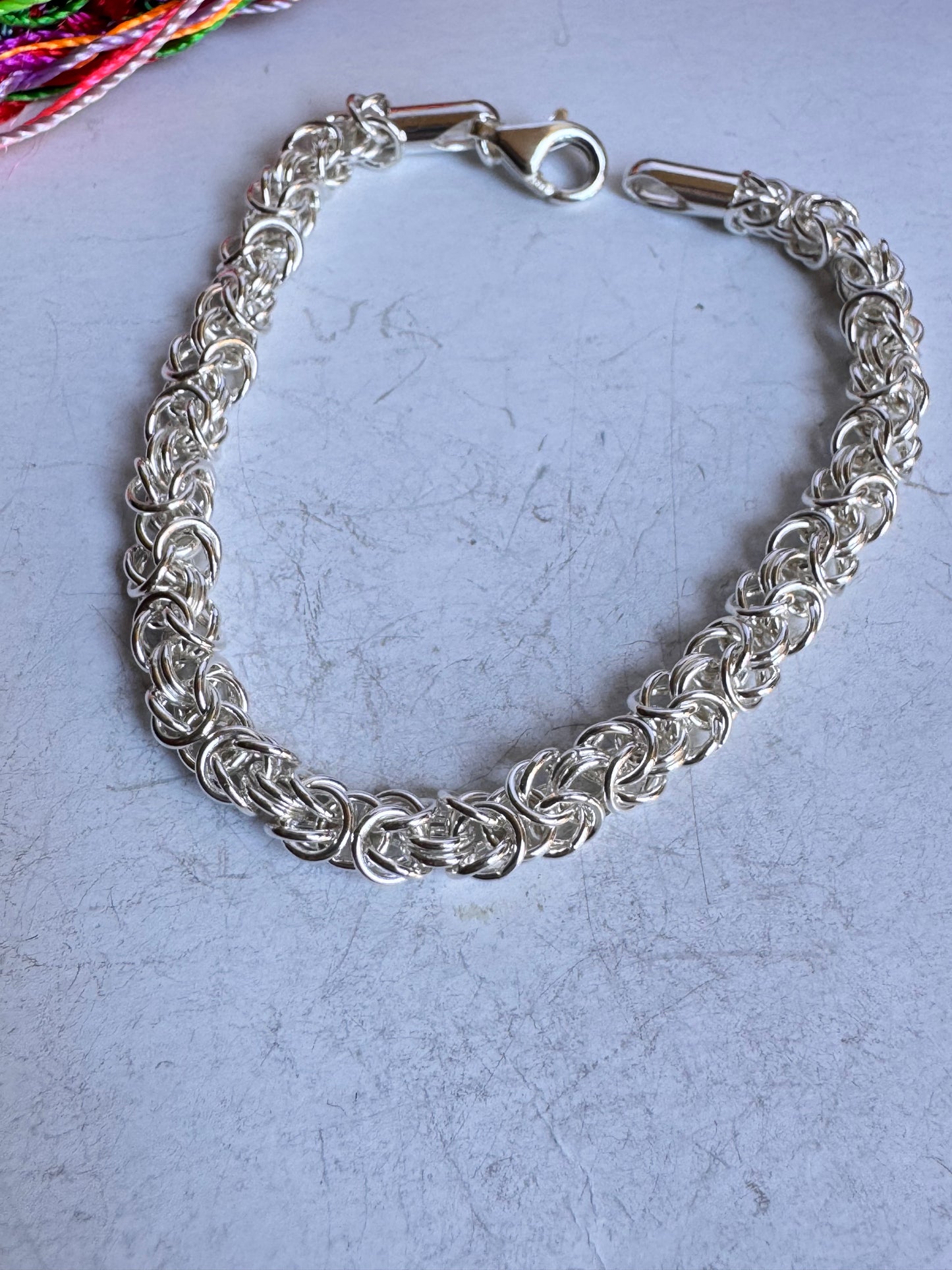 Bracciale argento 925 intreccio B1