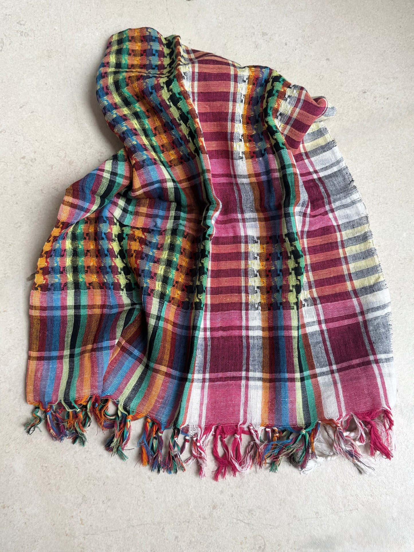 Pashmina sciarpa stile kefiah