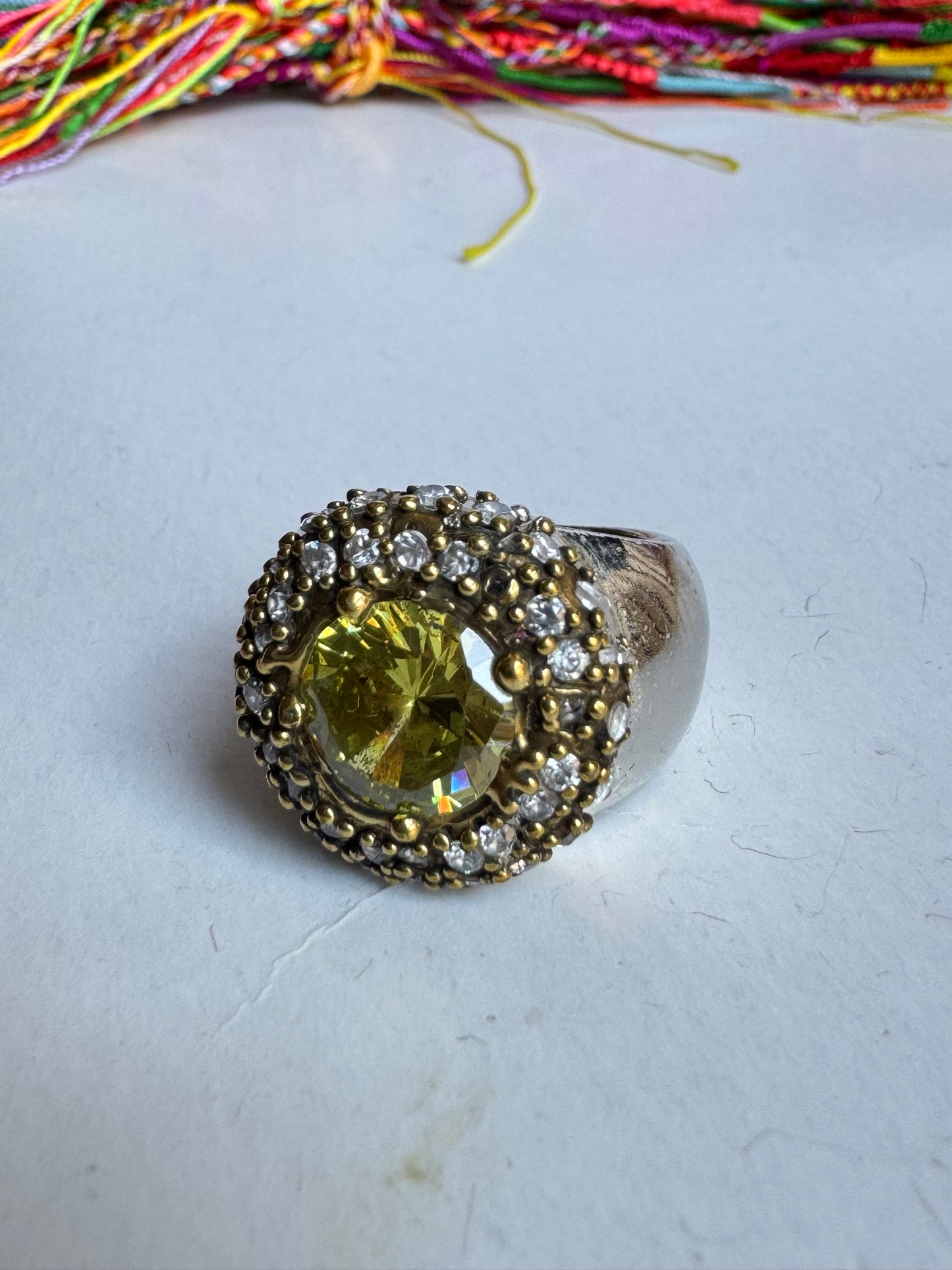 Anello design vintage misura 17