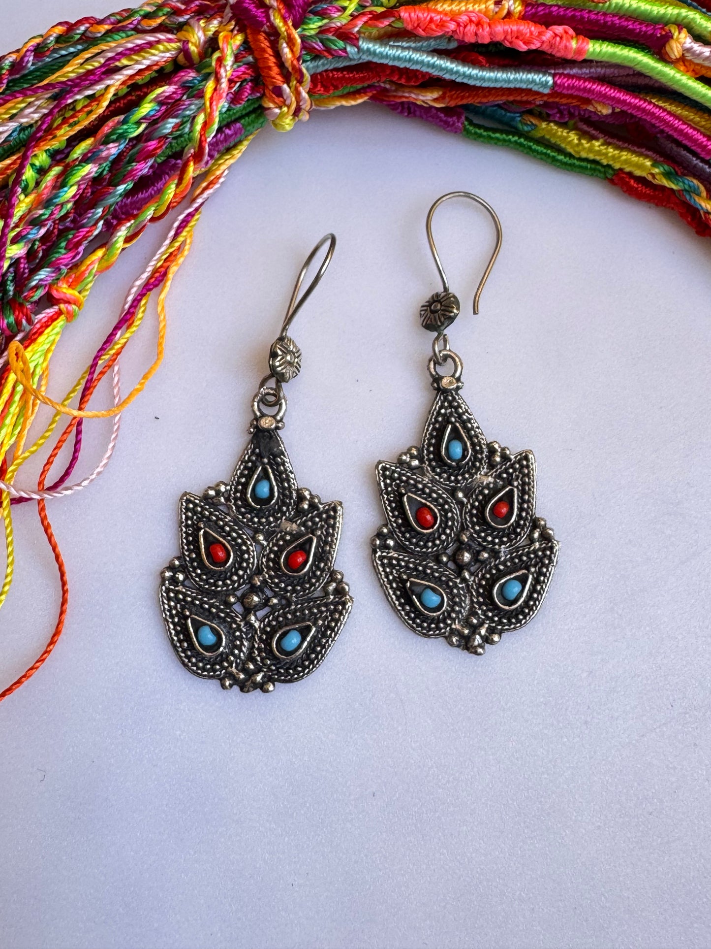 Orecchini antichi Fiore vintage