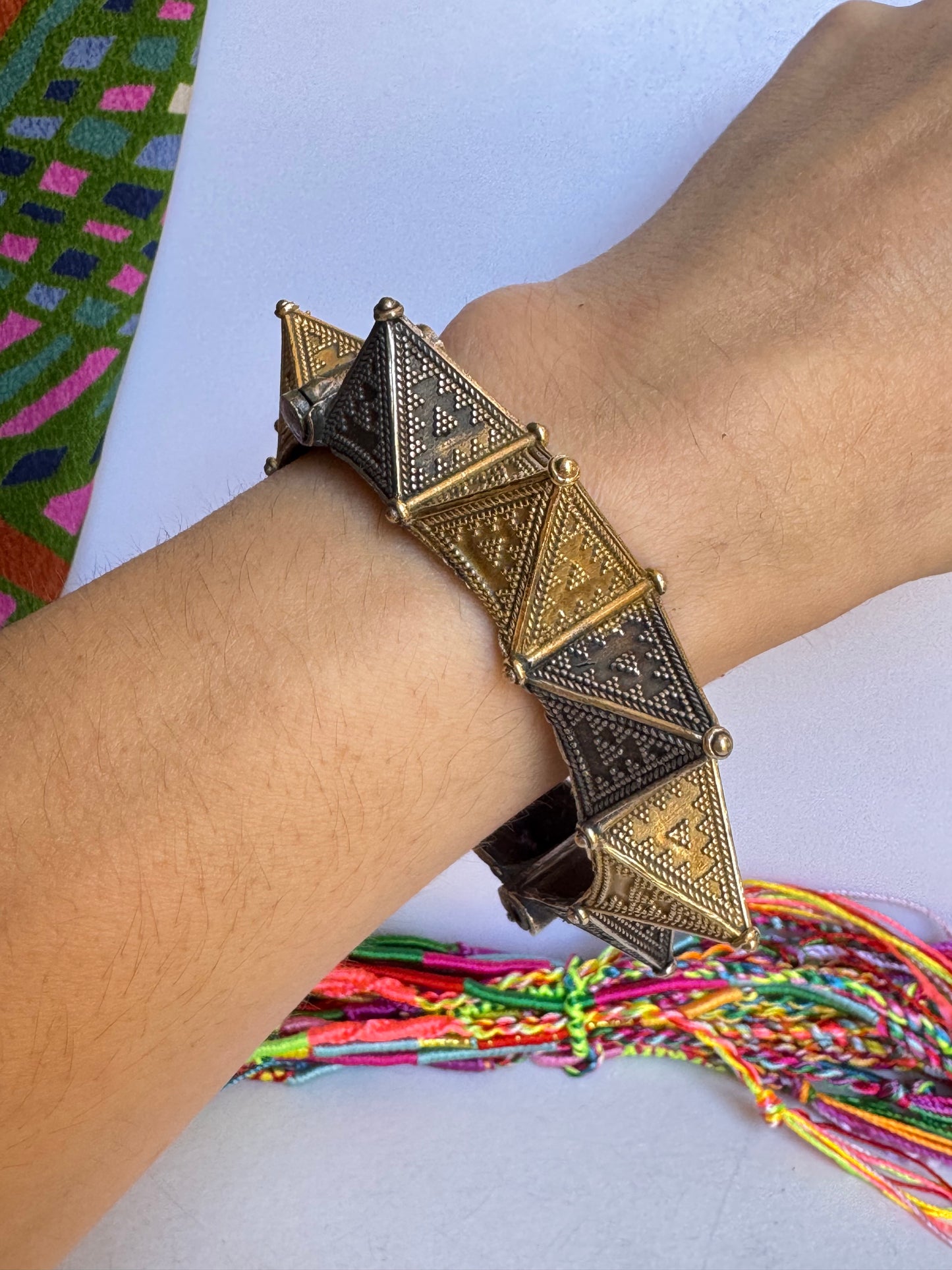 Bracciale bangle argentato