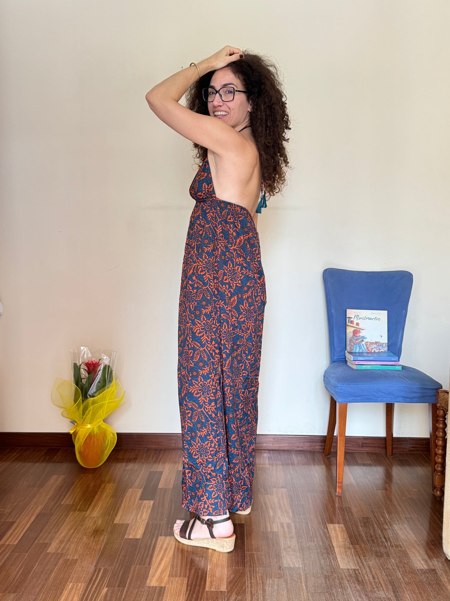 Long boho dress V22