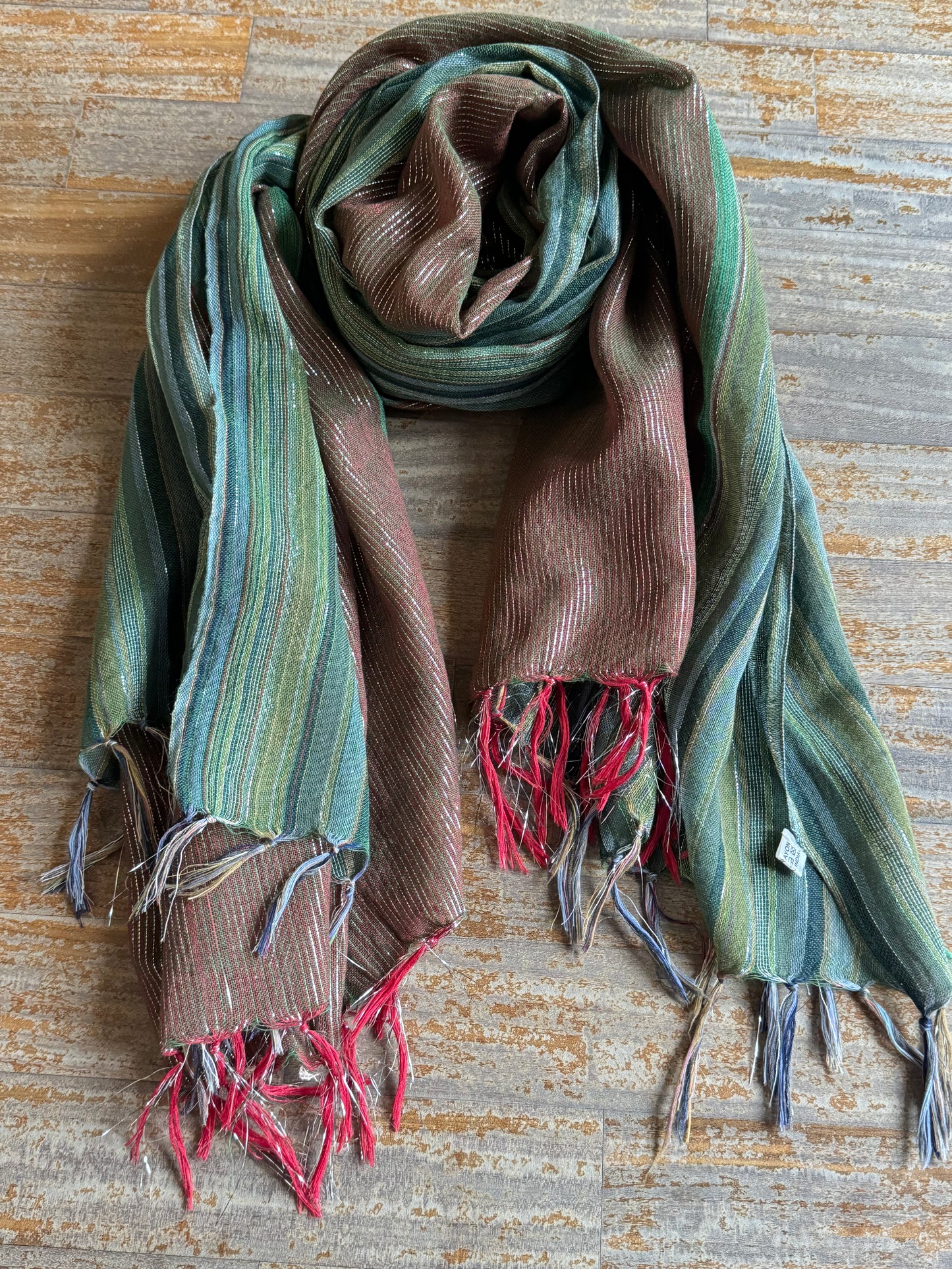 Pashmina scarf stole India green
