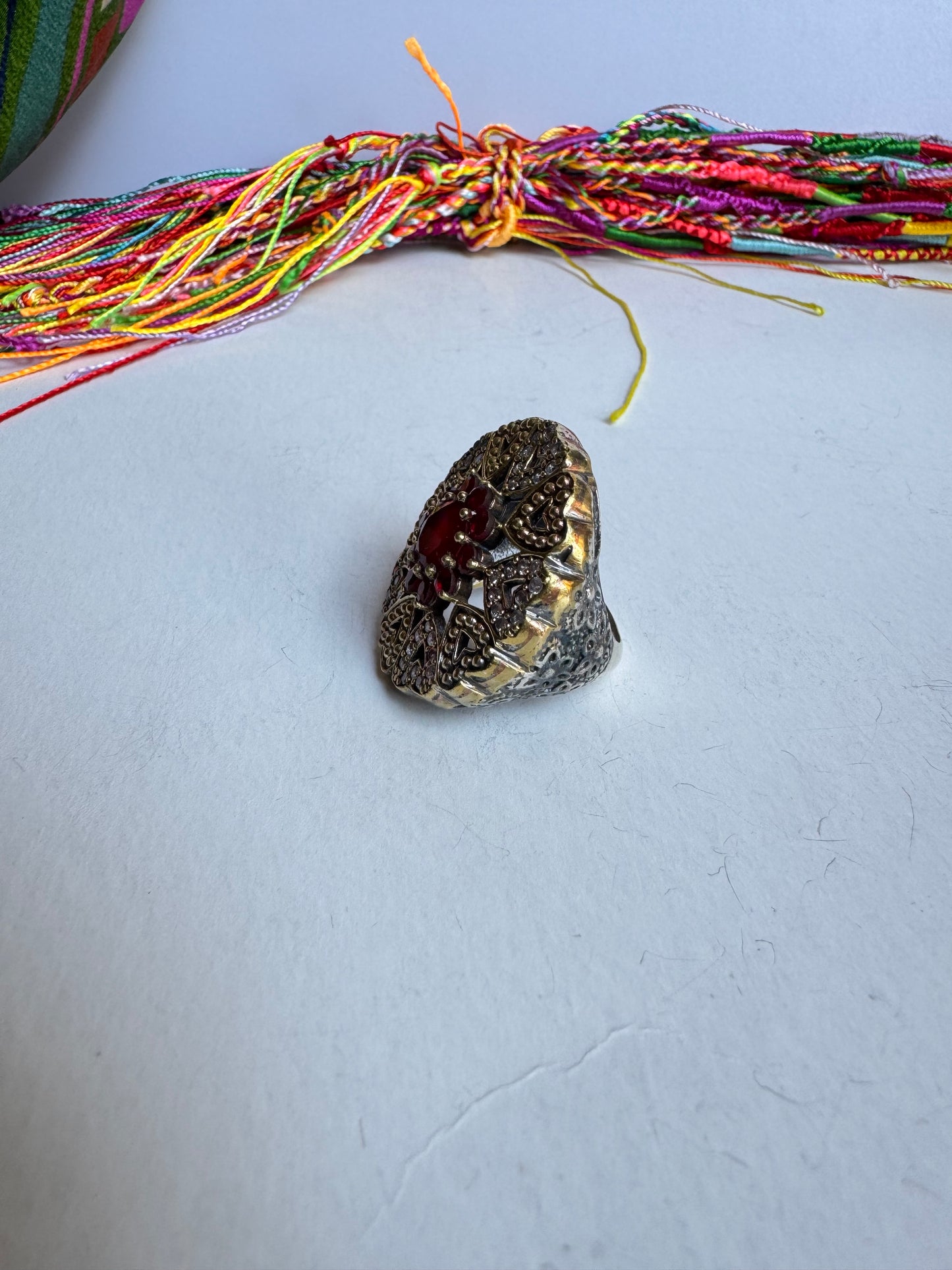 Anello design vintage misura 16