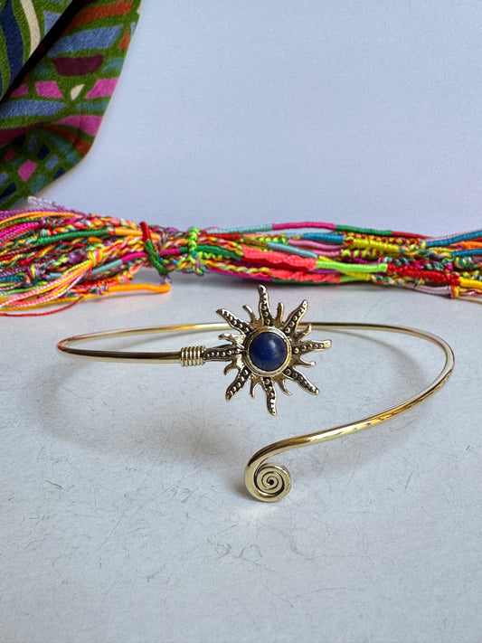 Bracciale braccio boho dorato lapis