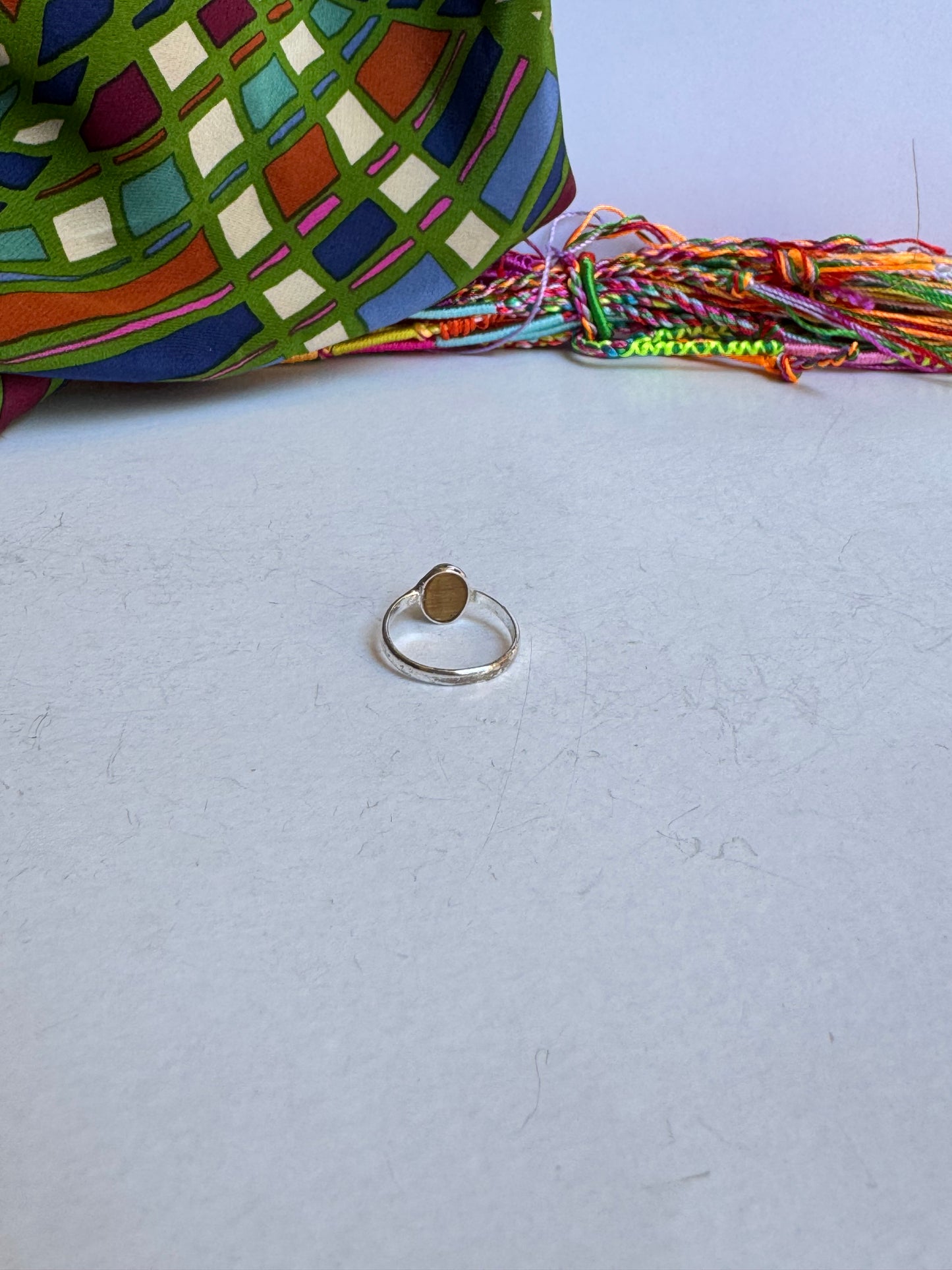 Anello argento 925 occhio di tigre misura 10- 20WE