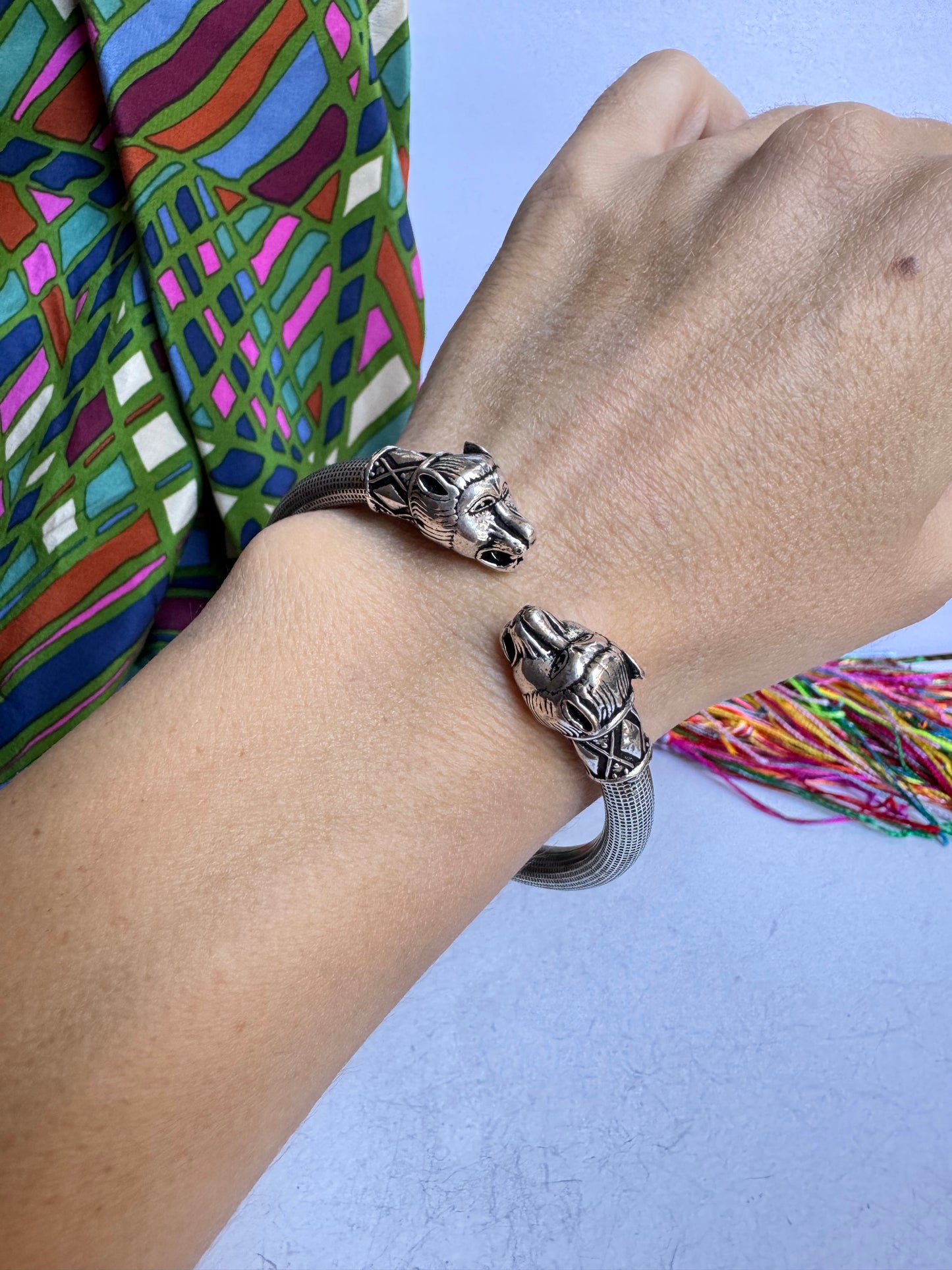 Bracciale boho argentato