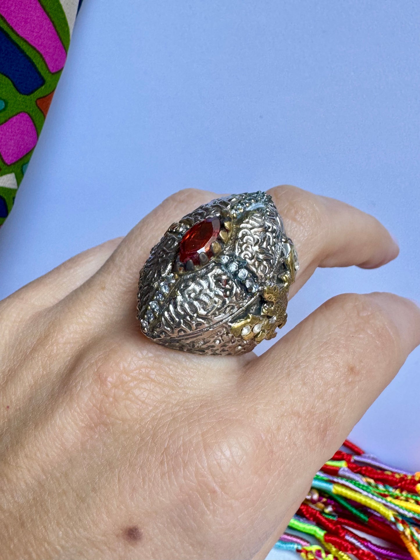 Anello design vintage misura 17/18