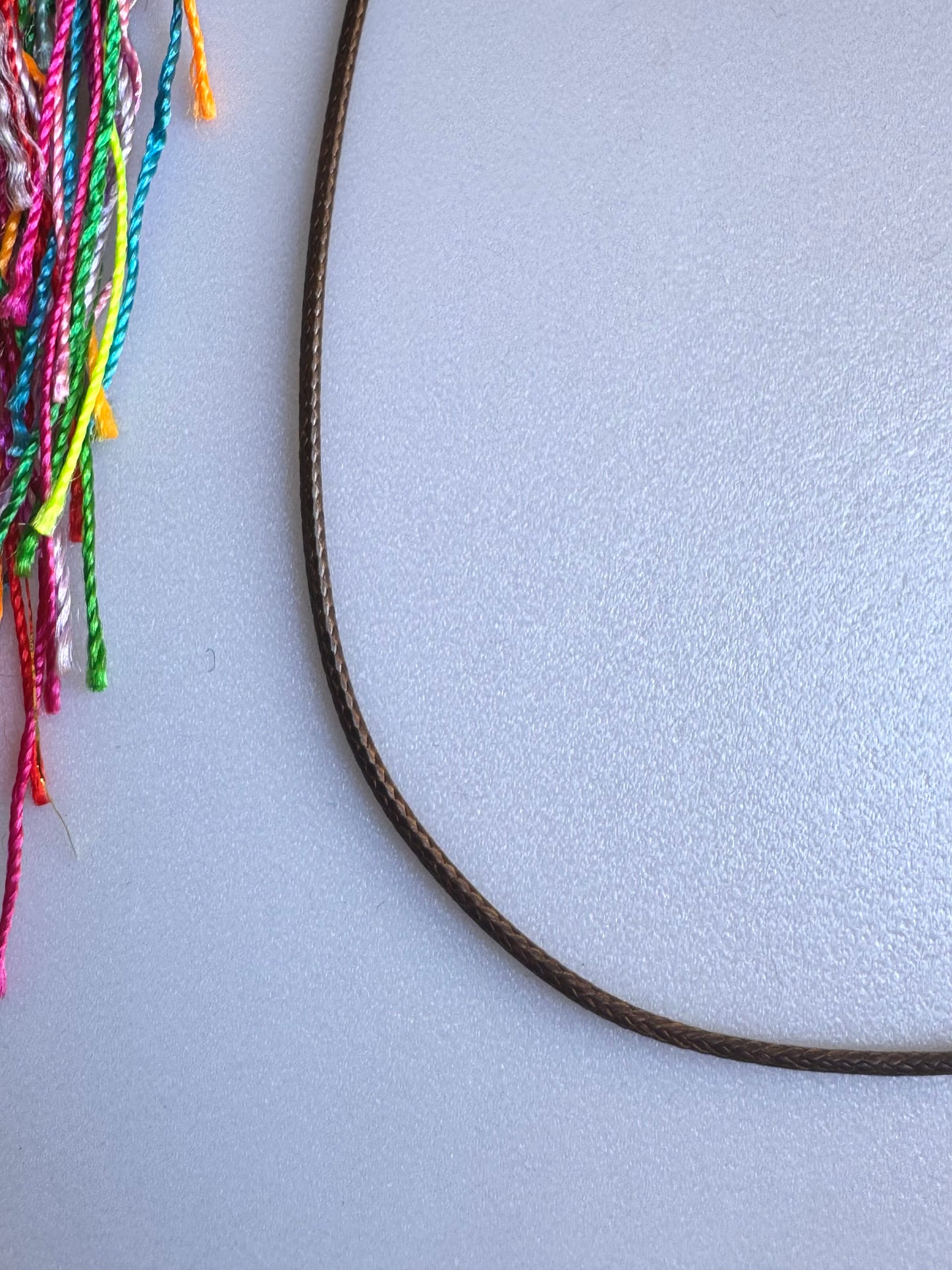 Moor's head tubular rubber necklace