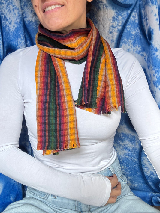 Pashmina sciarpa India multicolore