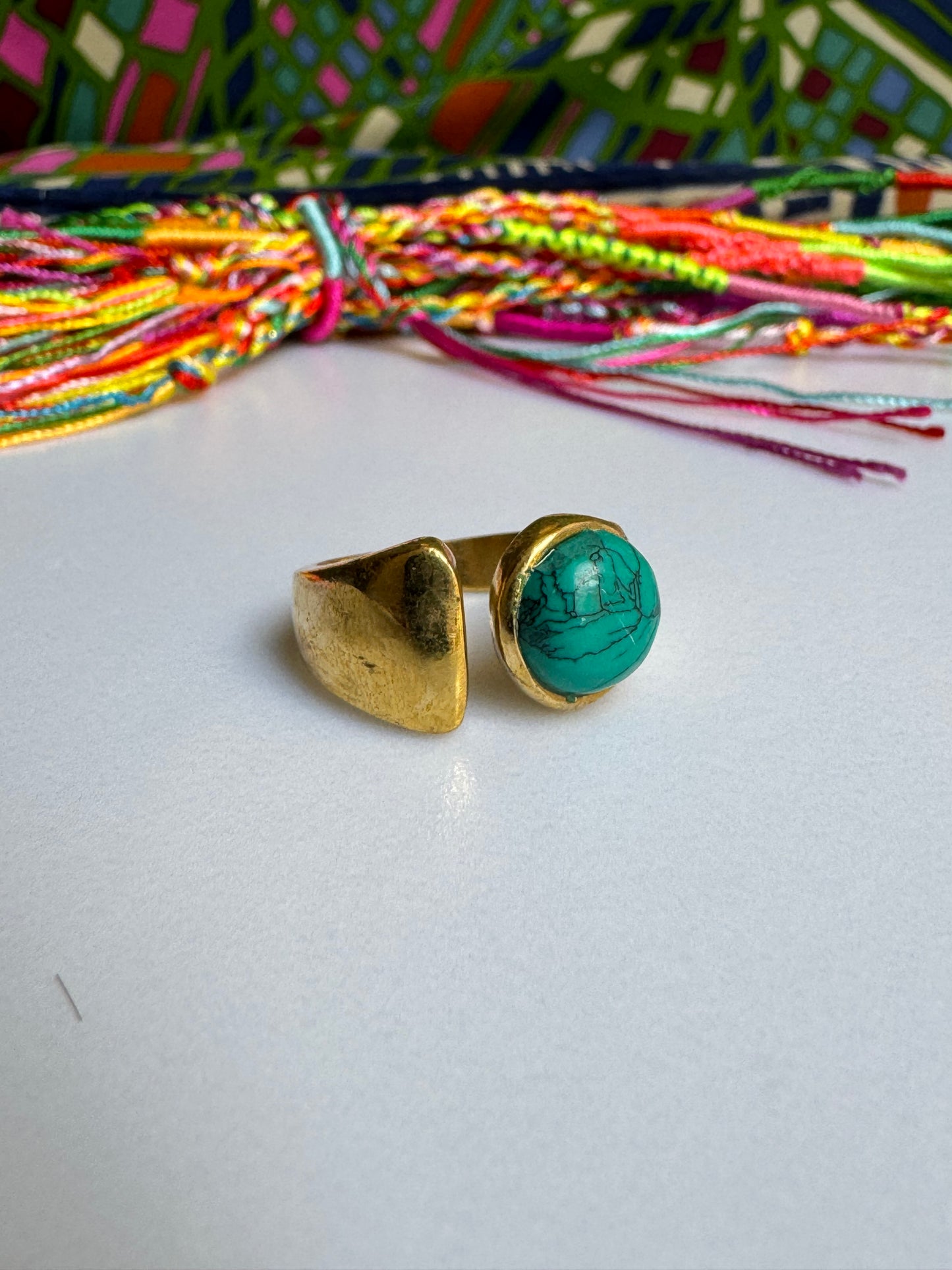 Anello boho dorato