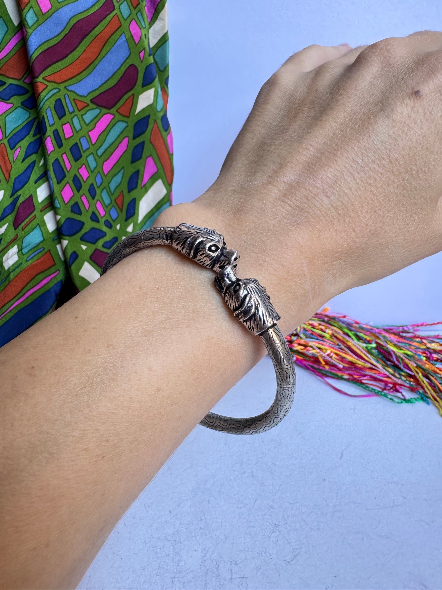 Bracciale boho argentato