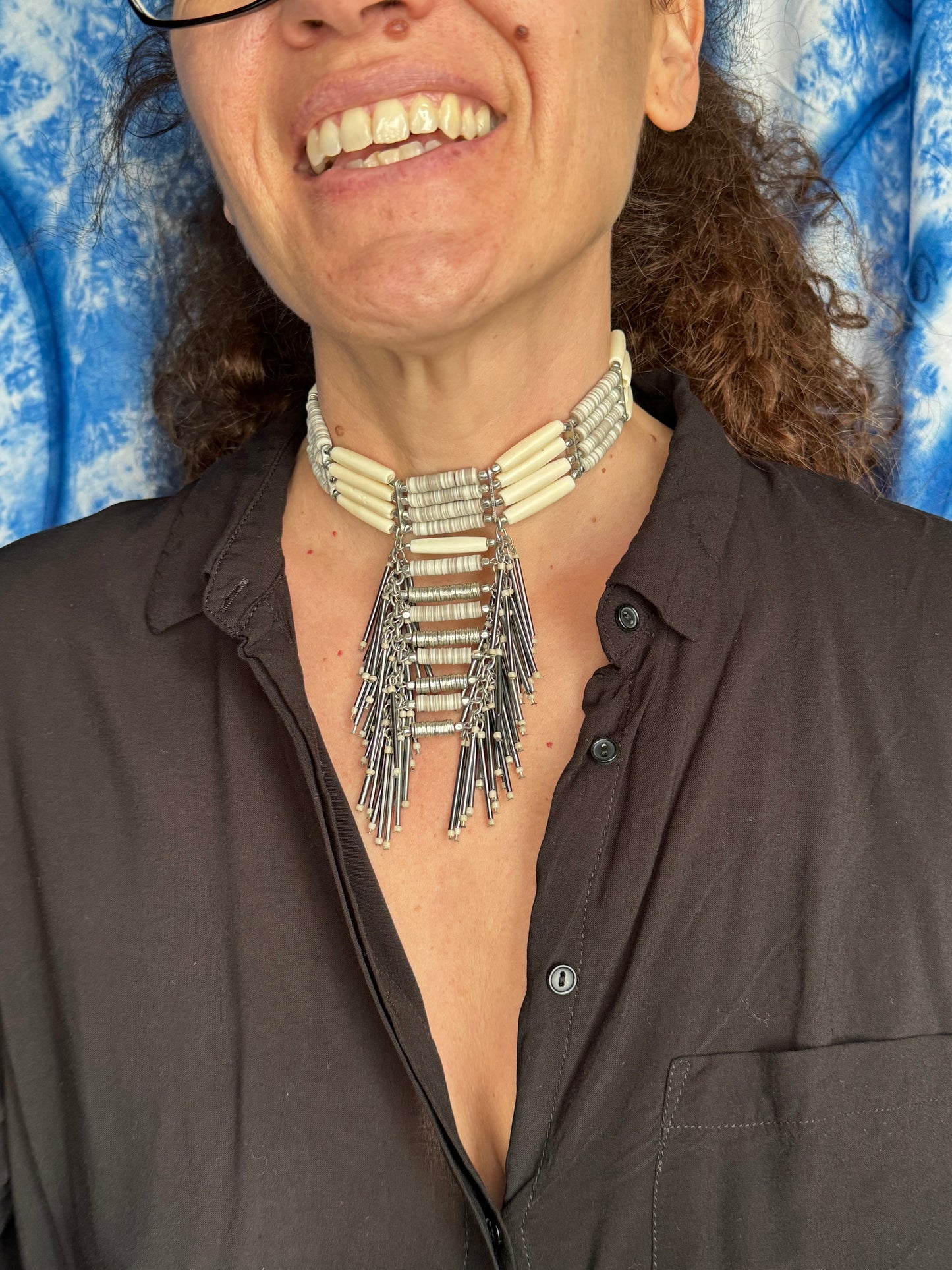 American Indian style collar