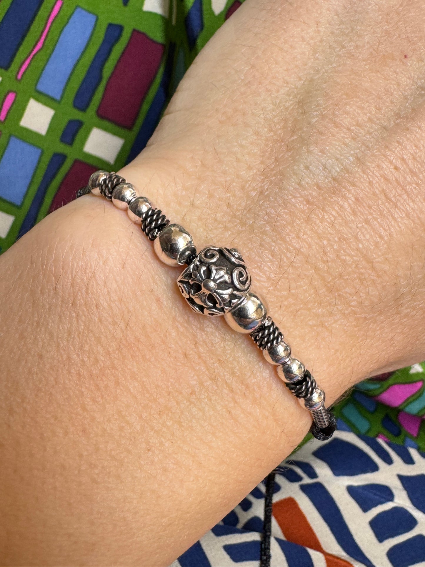 925 silver bracelet with decoration