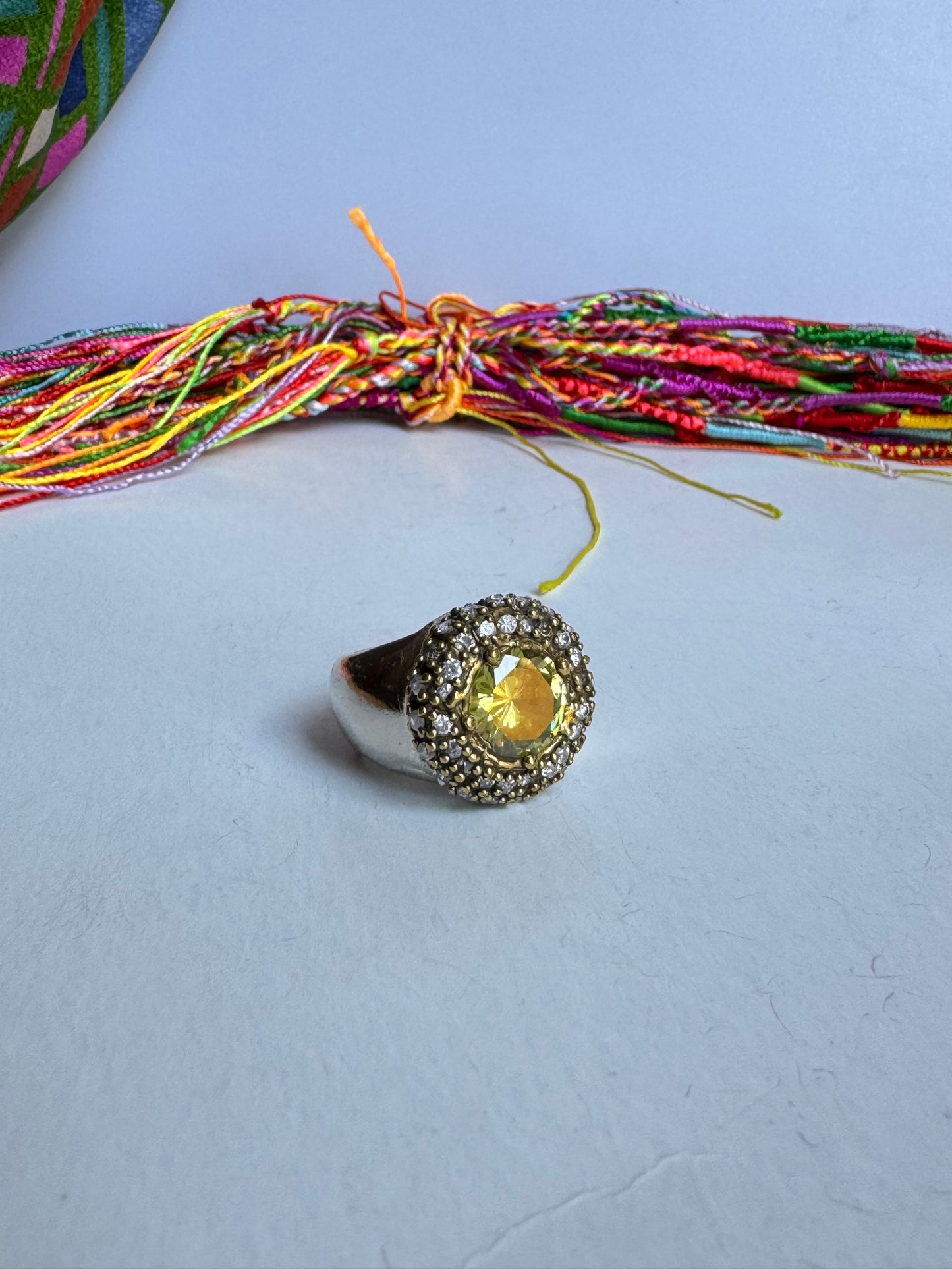 Anello design vintage misura 17