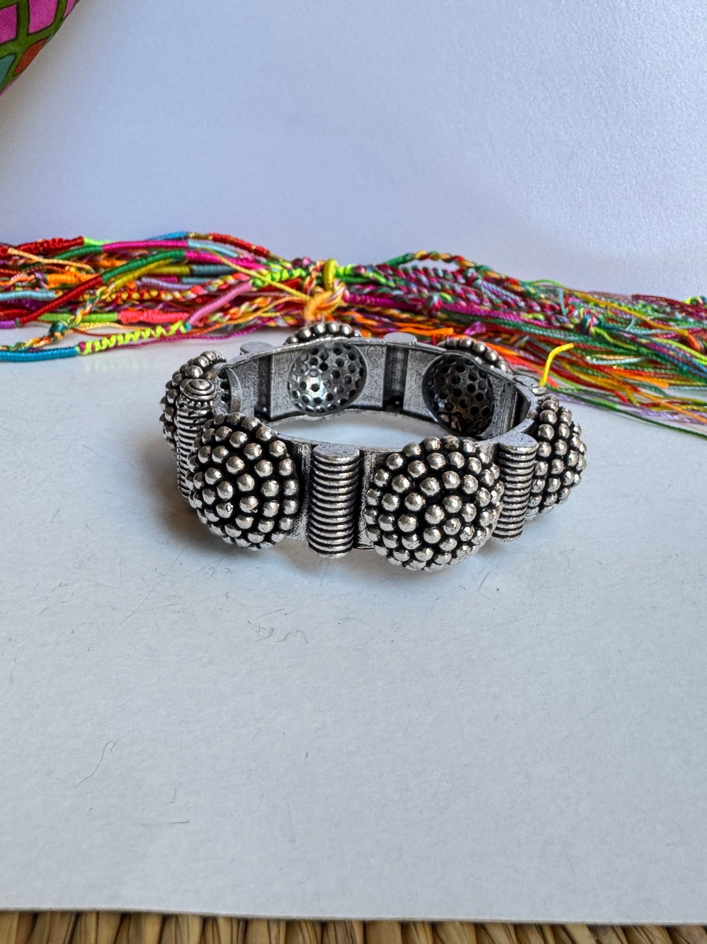 Bracciale bangle argentato