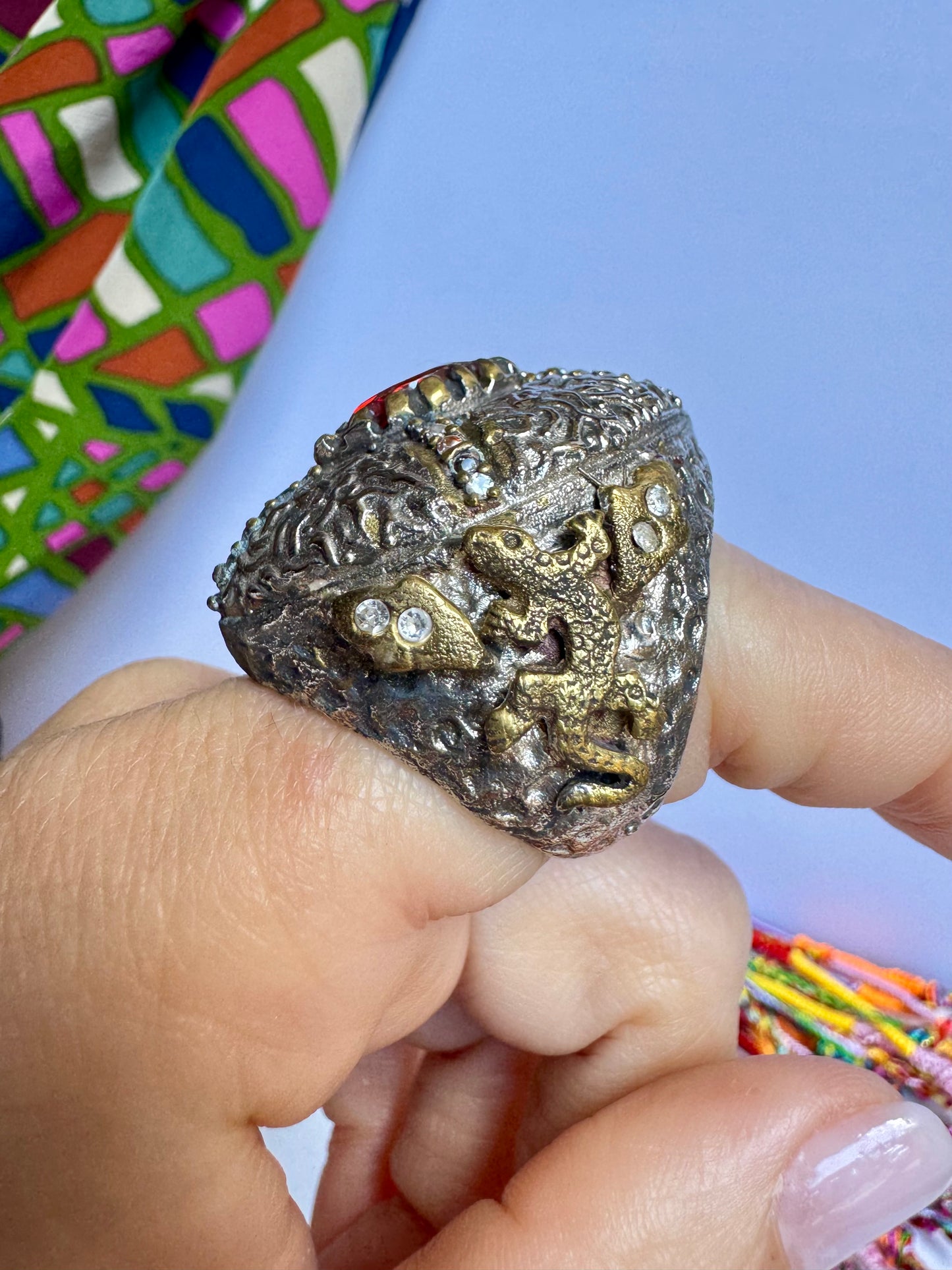 Anello design vintage misura 17/18