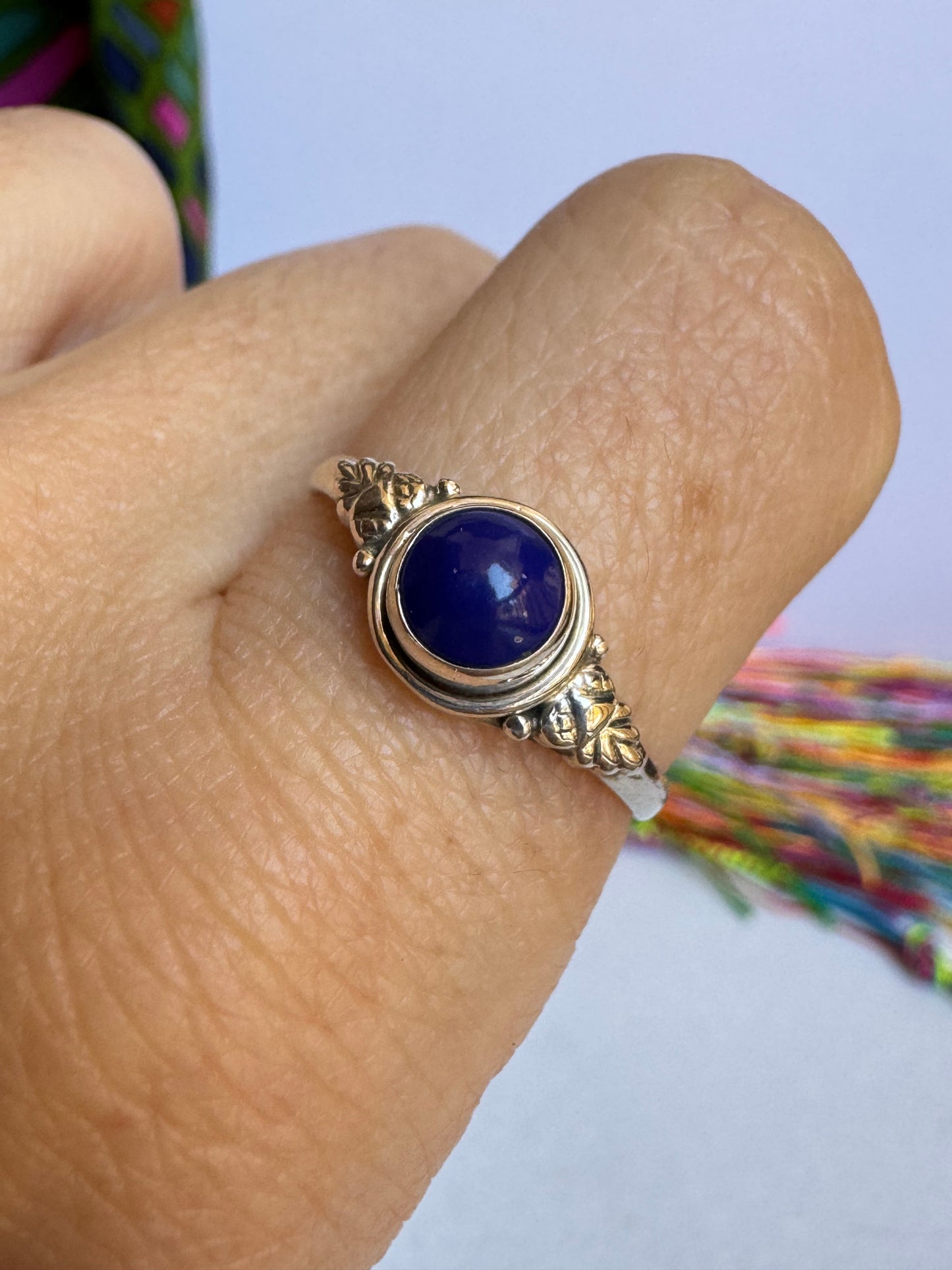 Anello argento925 lapislazzuli misura 21 - LP5