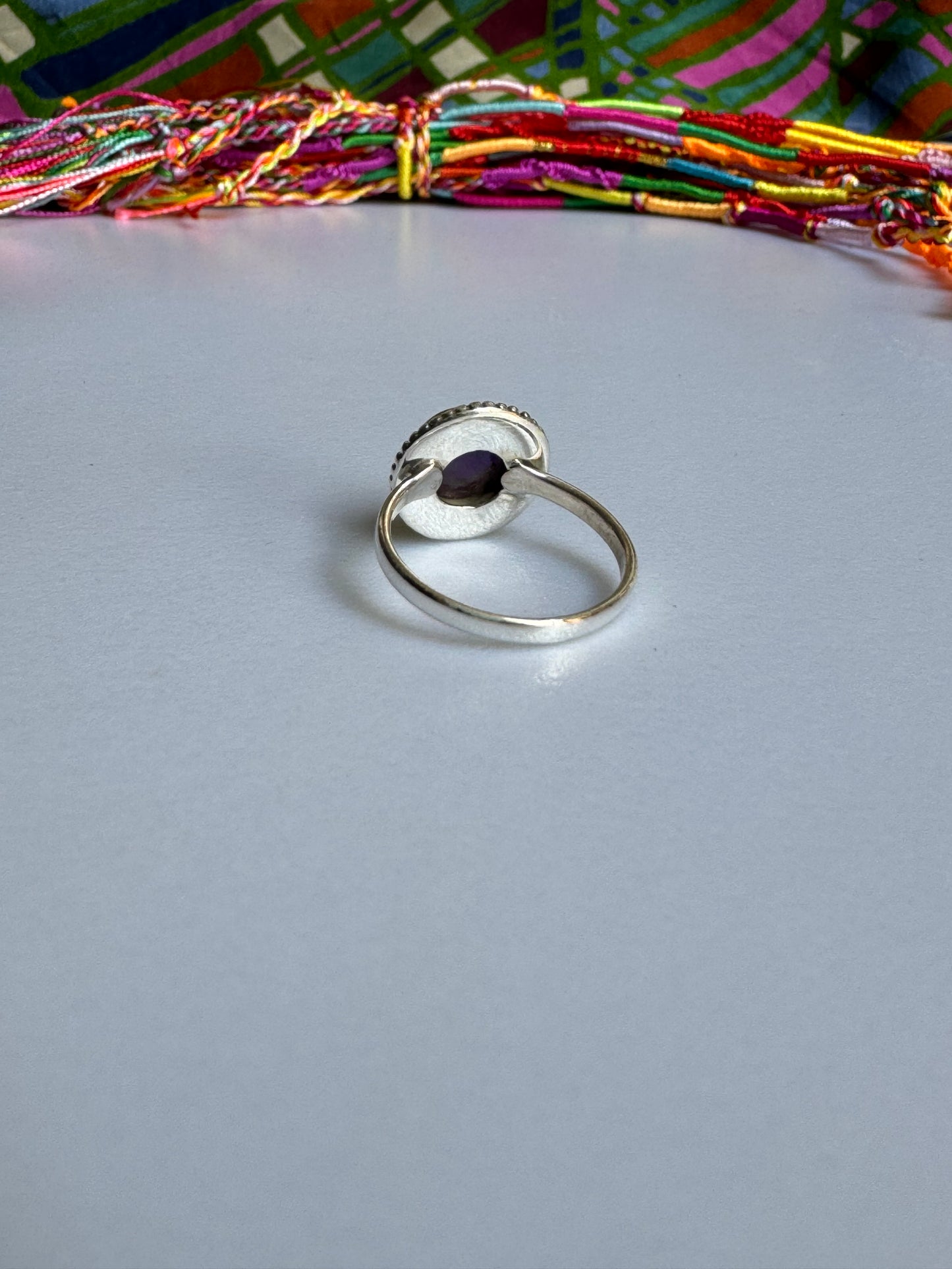 Amethyst Silver Ring E91