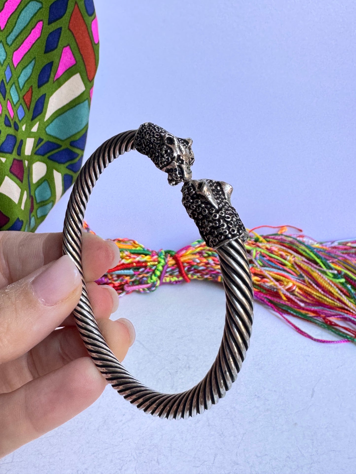 Bracciale boho argentato