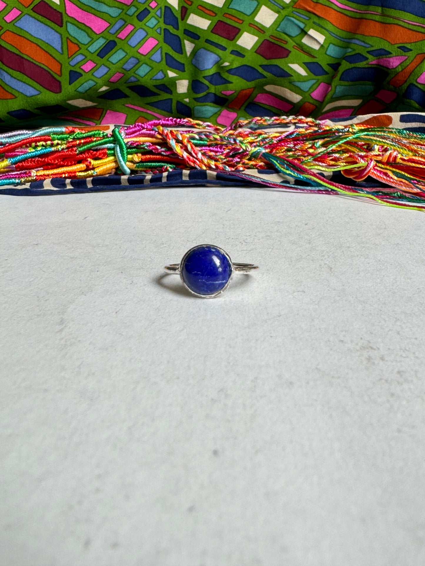 925 lapis lazuli P16 silver ring