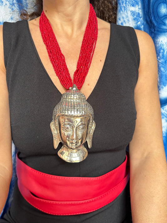 Traditionelle indische Buddha-Halskette