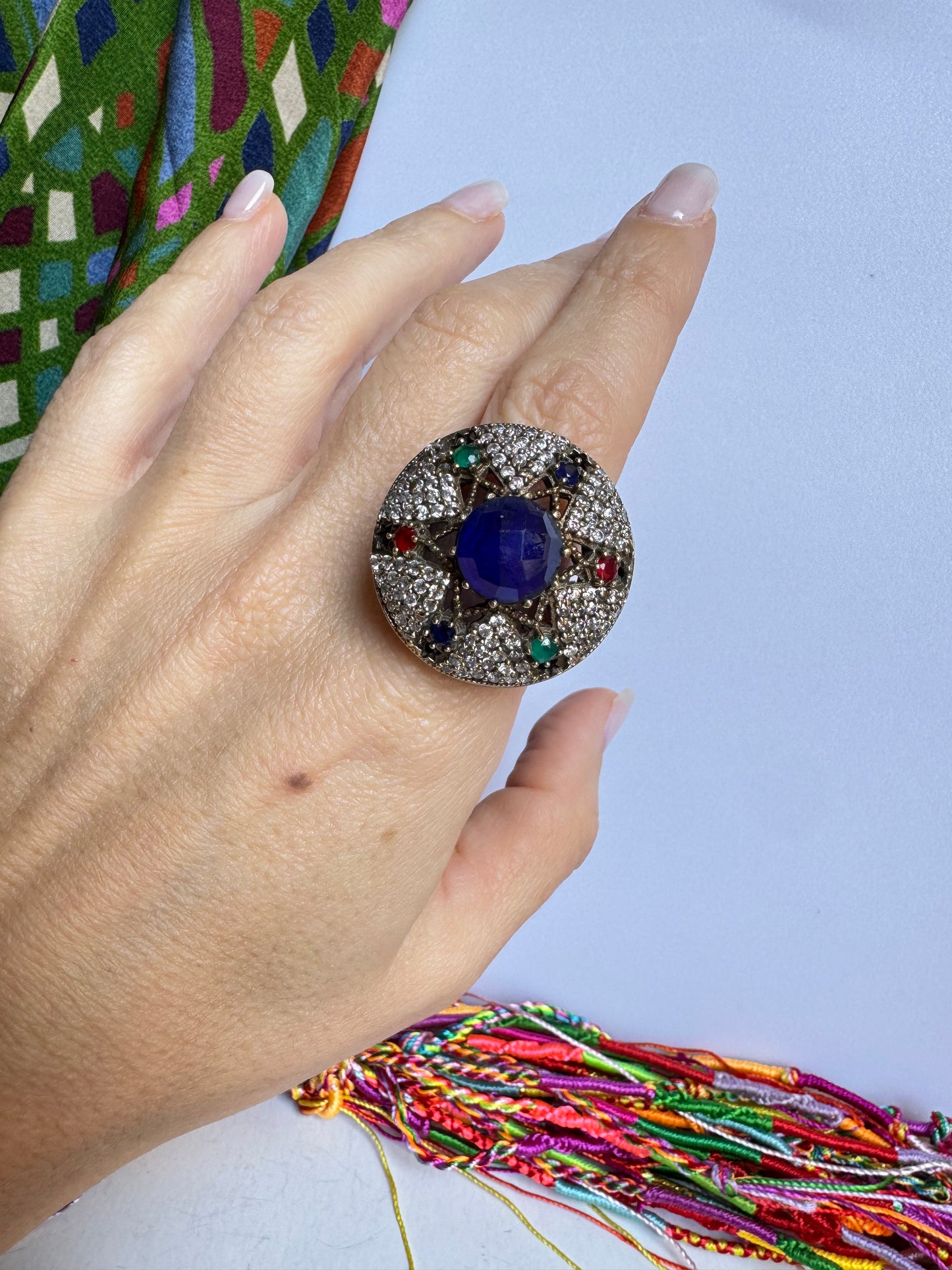 Anello design vintage misura 21