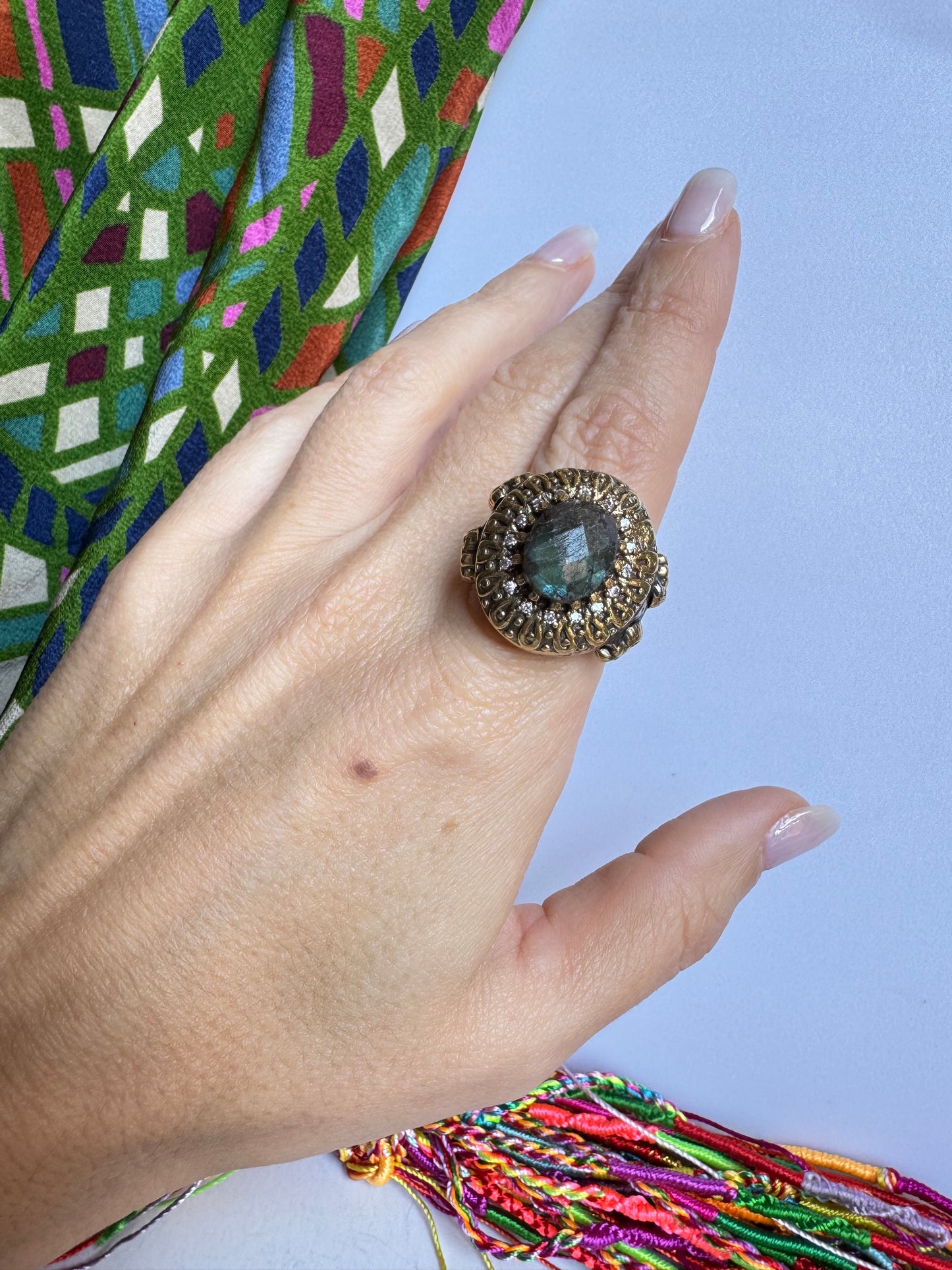 Anello design vintage misura 18/19