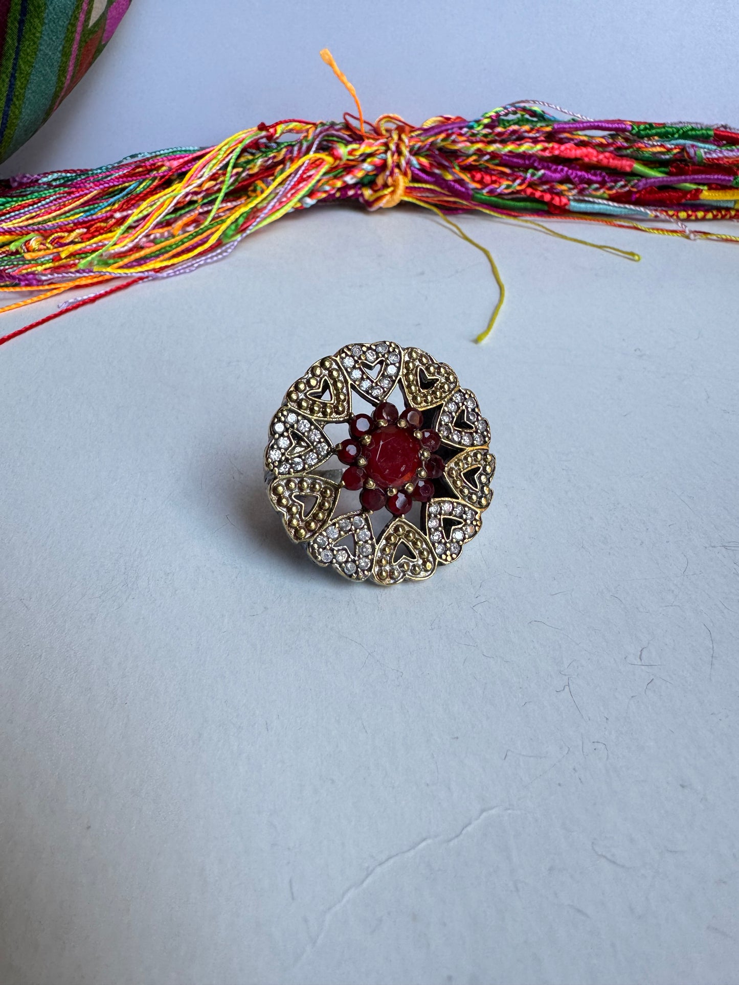Anello design vintage misura 16