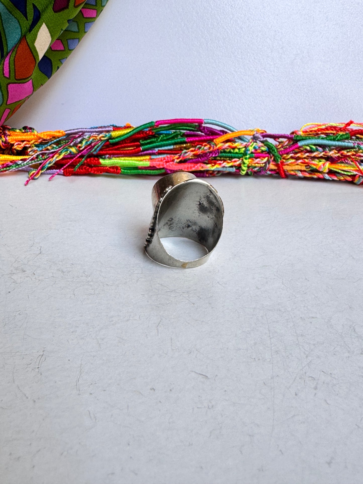 Anello nepalese vintage misura 25