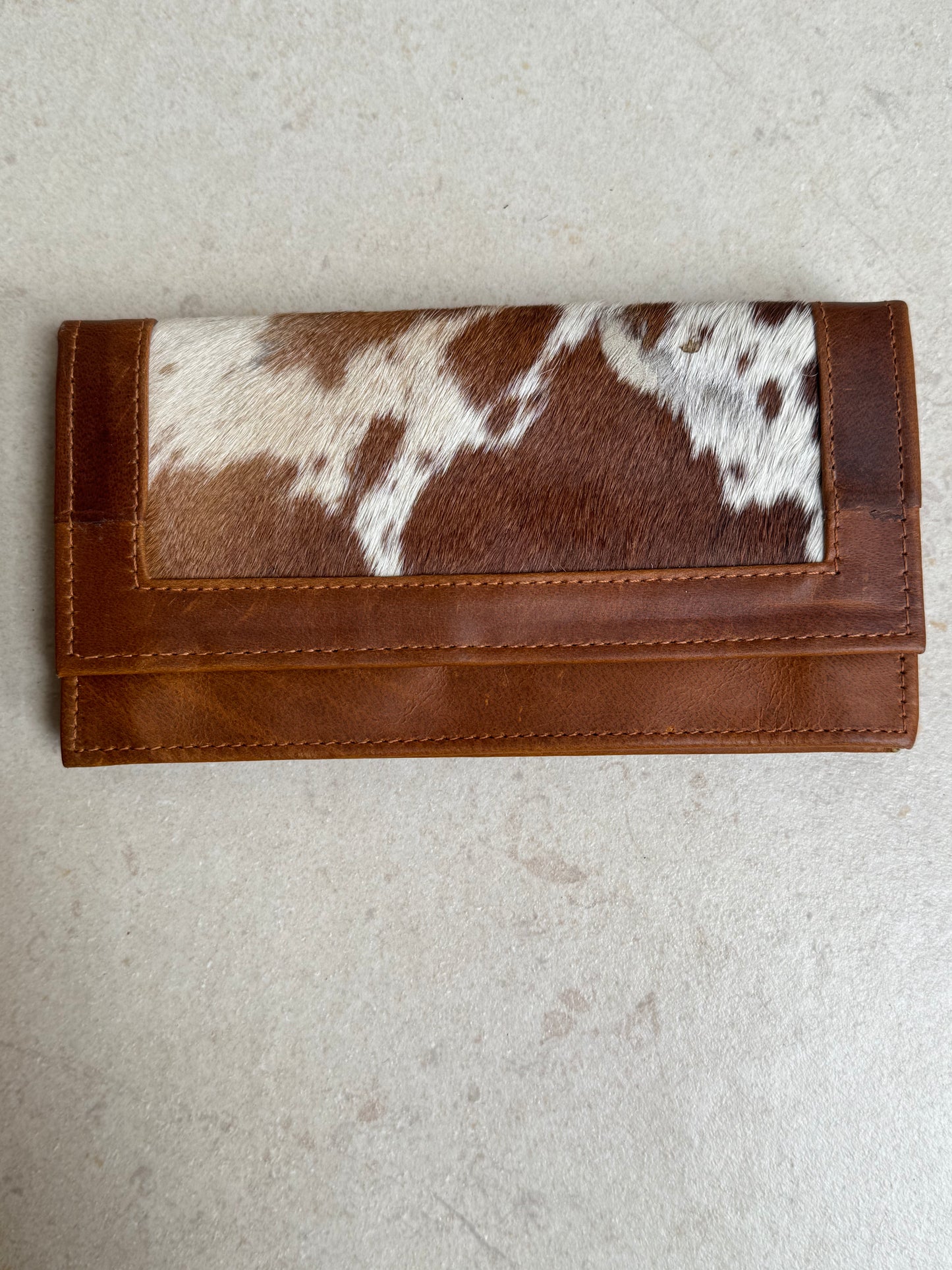 Brown leather wallet