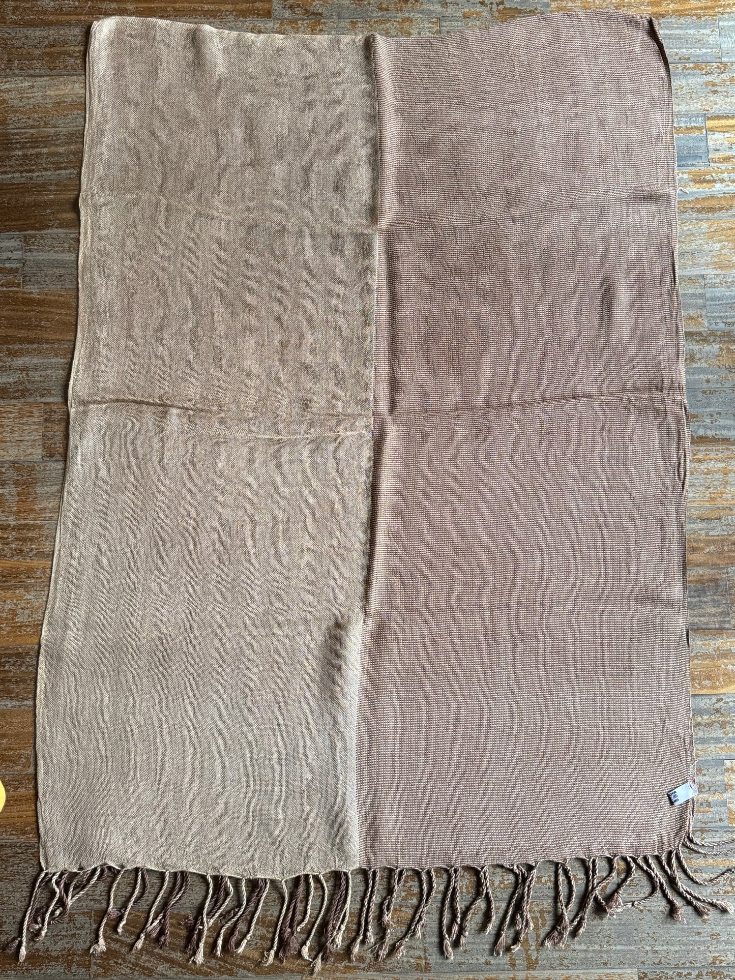 Pashmina scarf India beige