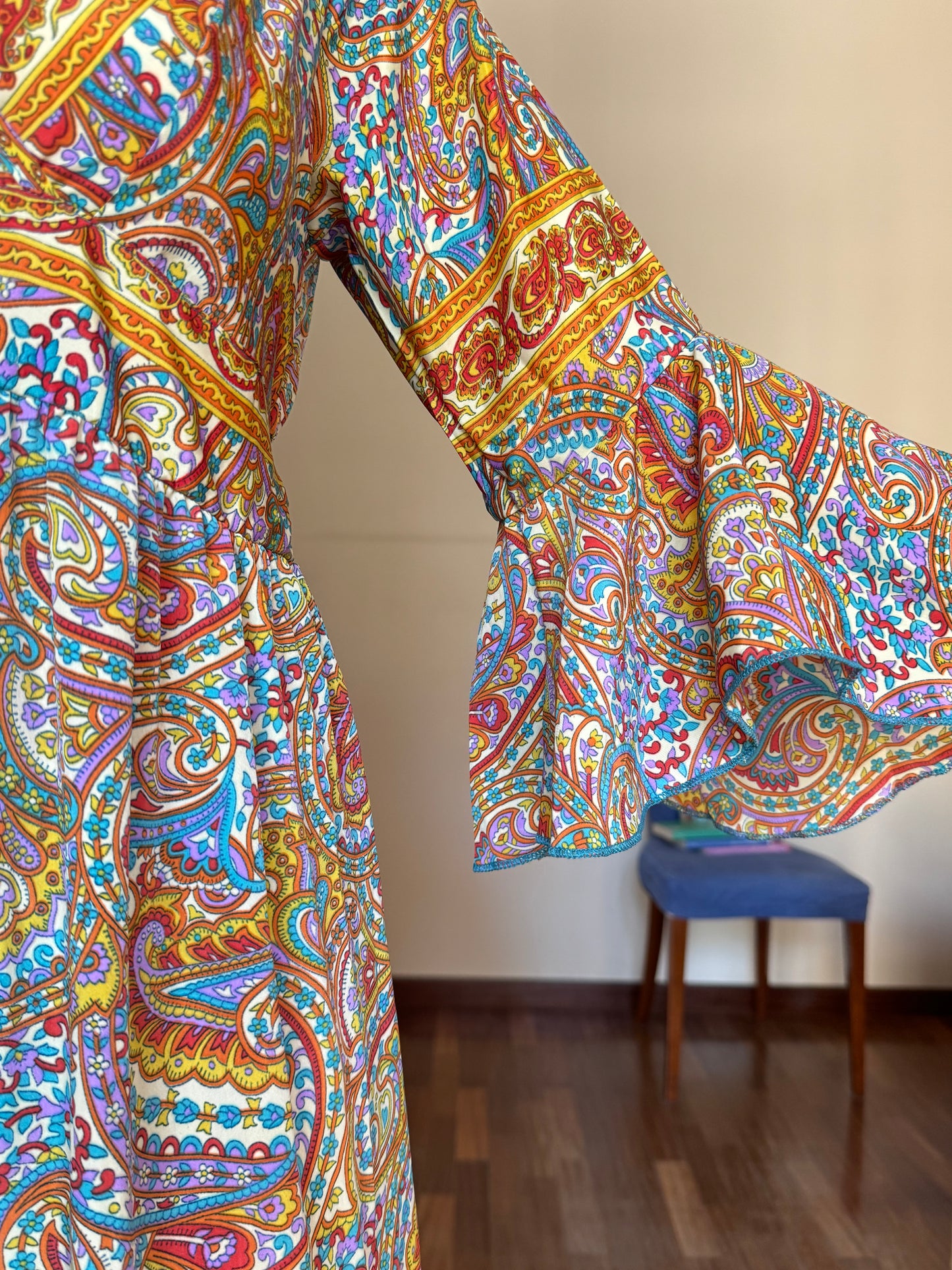 Long dress with 3/4 sleeves Size L A174