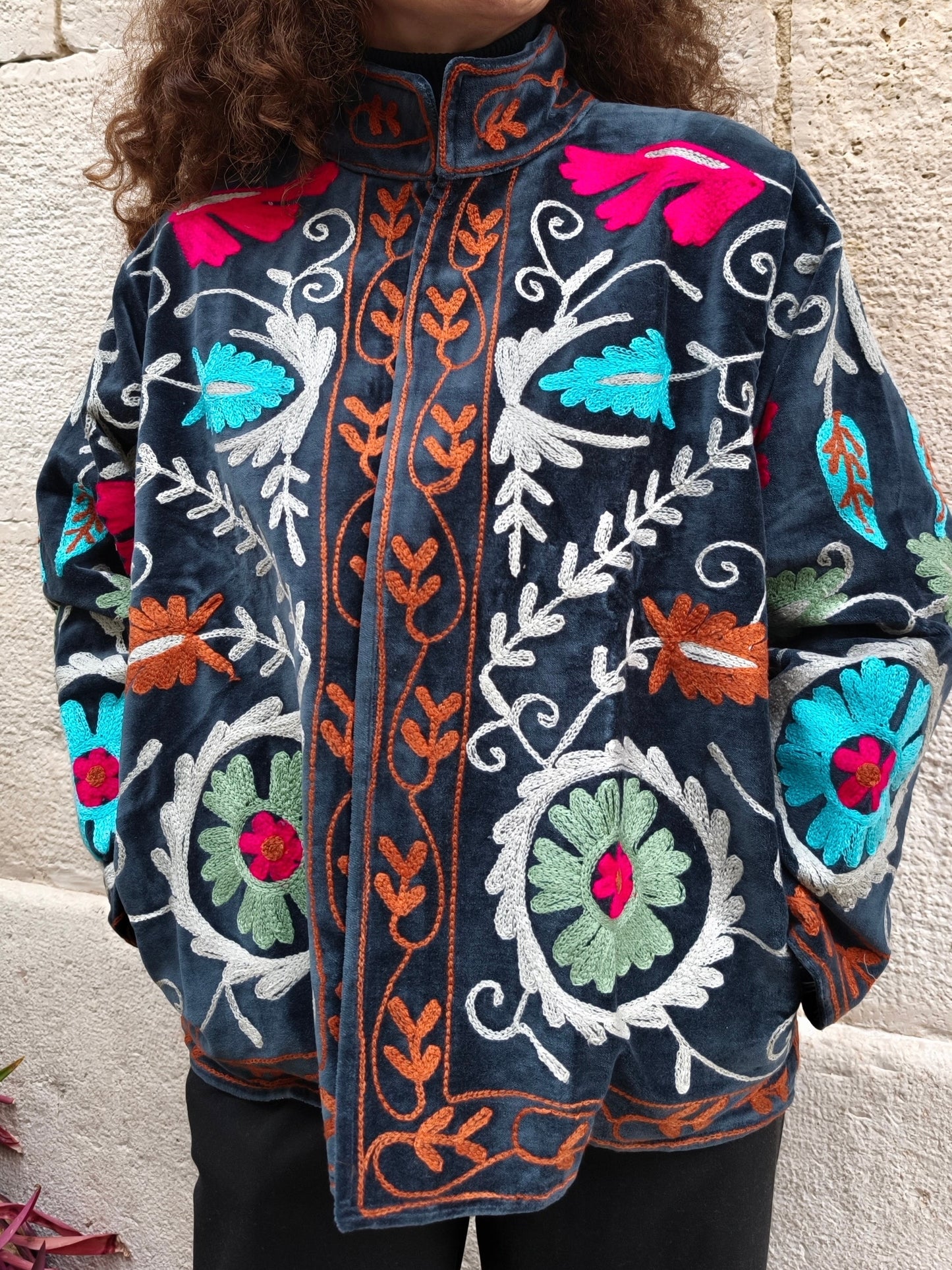 Giacca Velluto Suzani India 14S